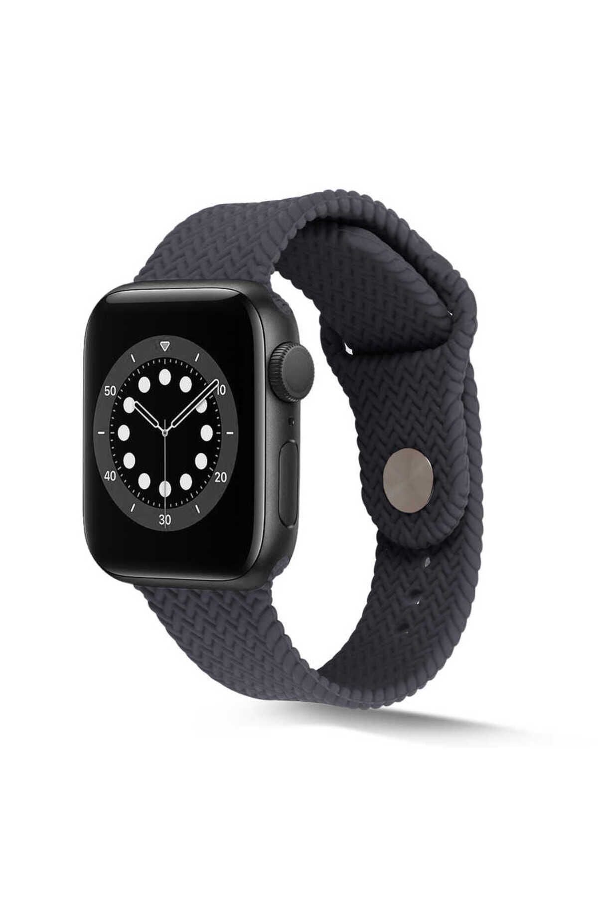Watch Ultra 49mm Kordon KRD-37 Uyumlu Strap Kayış CLO- Gri