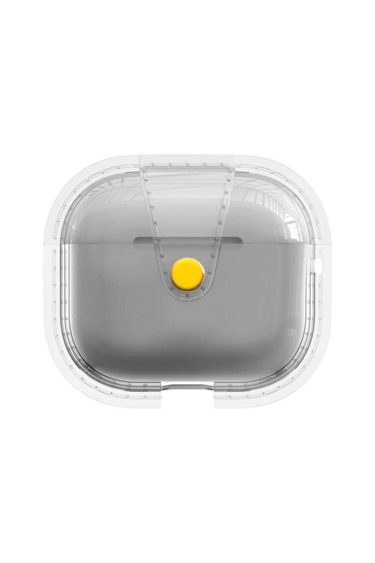 Air-Pods 3. Nesil Zore Airbag 33 Darbelere Karşı Dayanıklı Magnetik Kılıf-Şeffaf