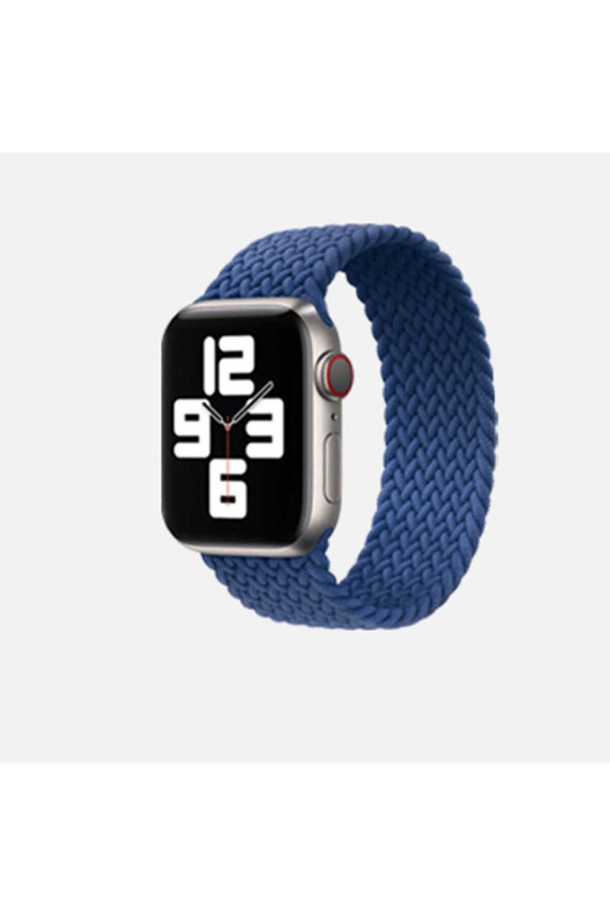Watch Ultra 49mm Kordon Uyumlu KRD-32 Large Strap Kayış CLO- Mavi