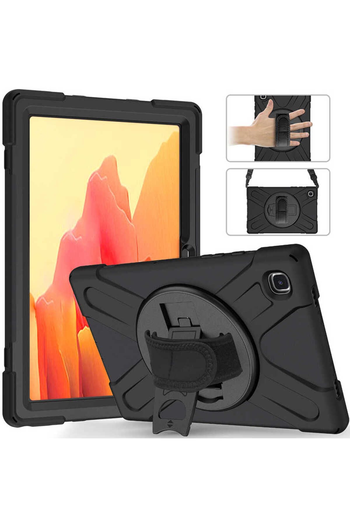 Galaxy Tab A7 10.4 T500 2020 Zore Defender Tablet Silikon - Siyah