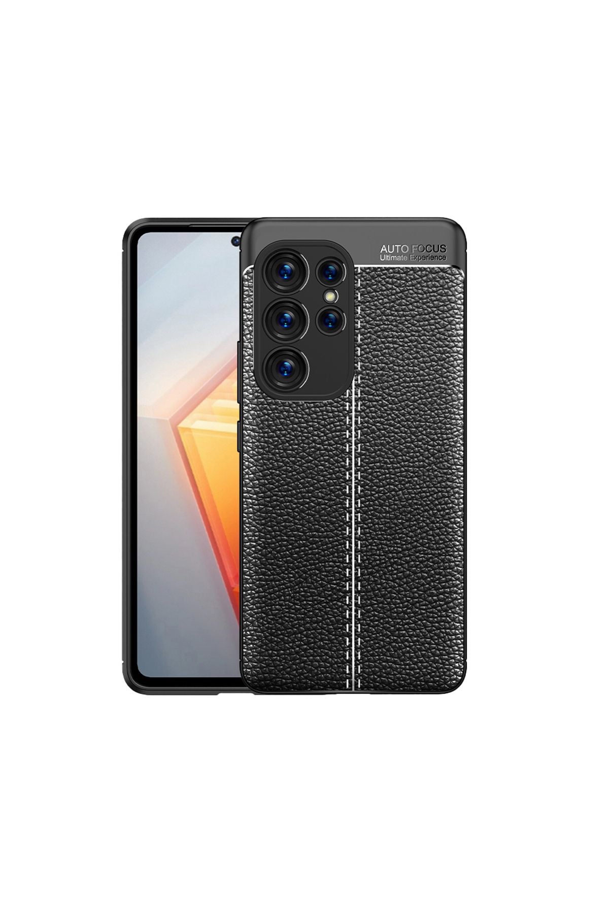 Galaxy S23 Ultra Uyumlu Zore Niss Silikon Kılıf-Siyah