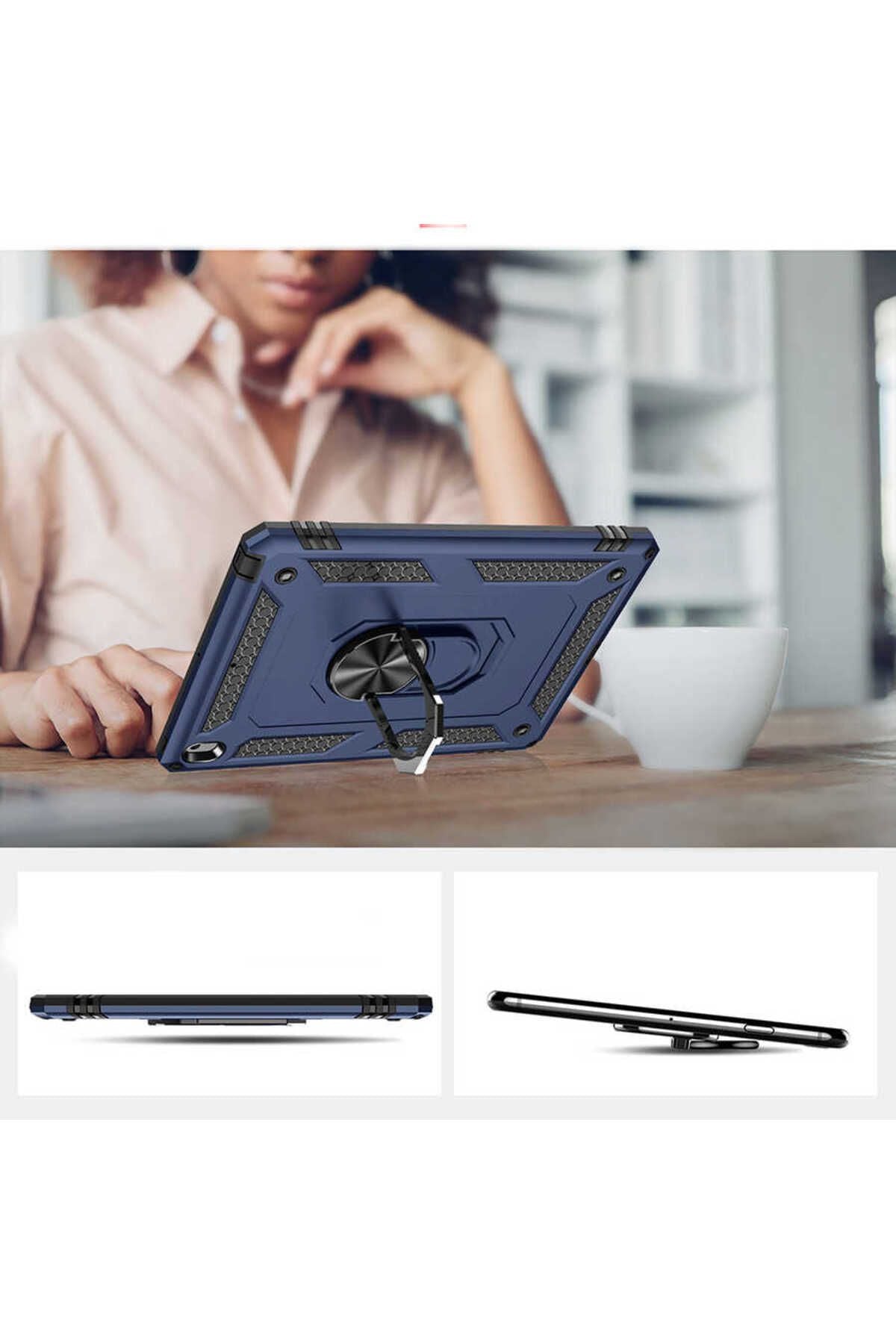 iPad 10.2 2021 (9.Nesil) - Uyumlu Uyumlu Zore Tablet Vega Kapak-Mavi