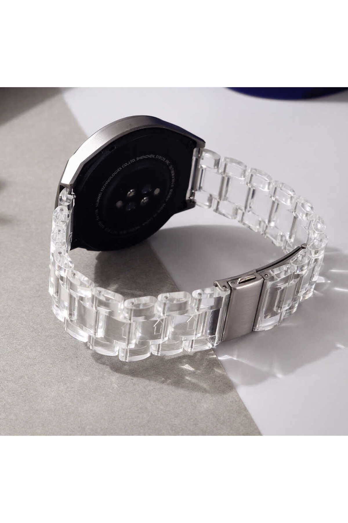 Galaxy Watch Active 2 44mm Uyumlu KRD-27 20mm Zore Kordon-Sarı