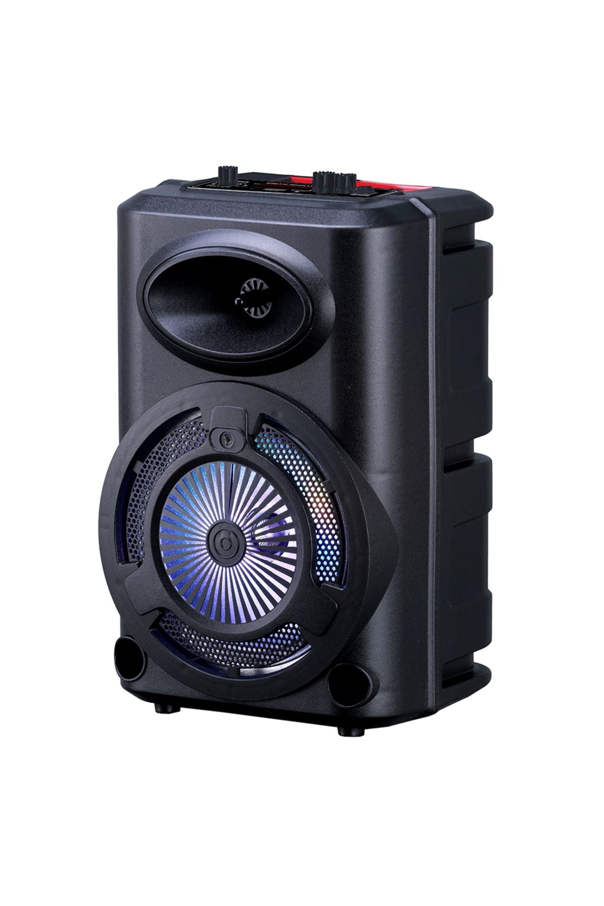 Zore GD-903 Dijital LED Göstergeli FM Radyolu Mikrofonlu RGB TWS 8 inç Stereo Bass Kablosuz Karaoke