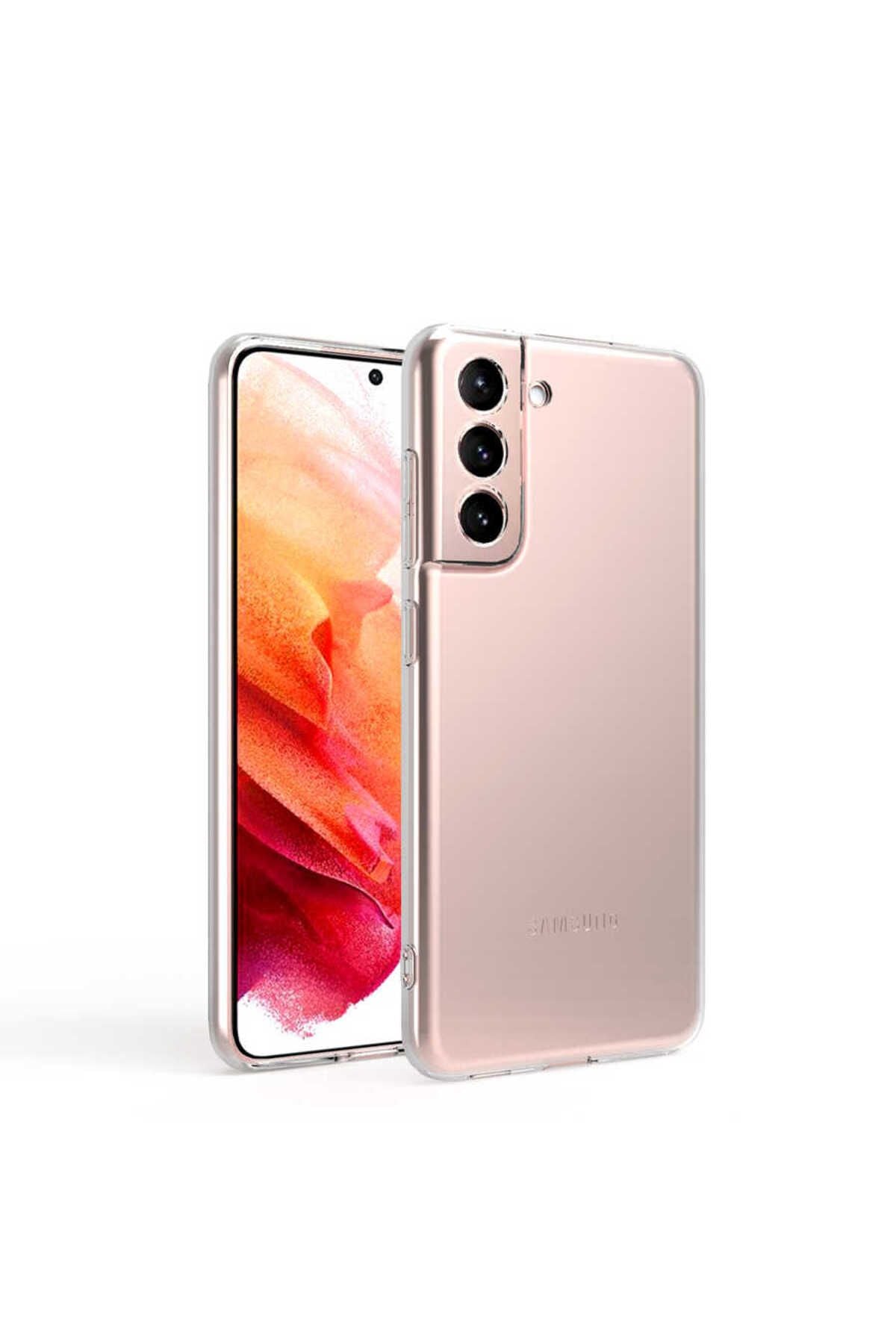 Galaxy S23 Uyumlu Zore Kamera Korumalı Süper Silikon Kılıf-Renksiz