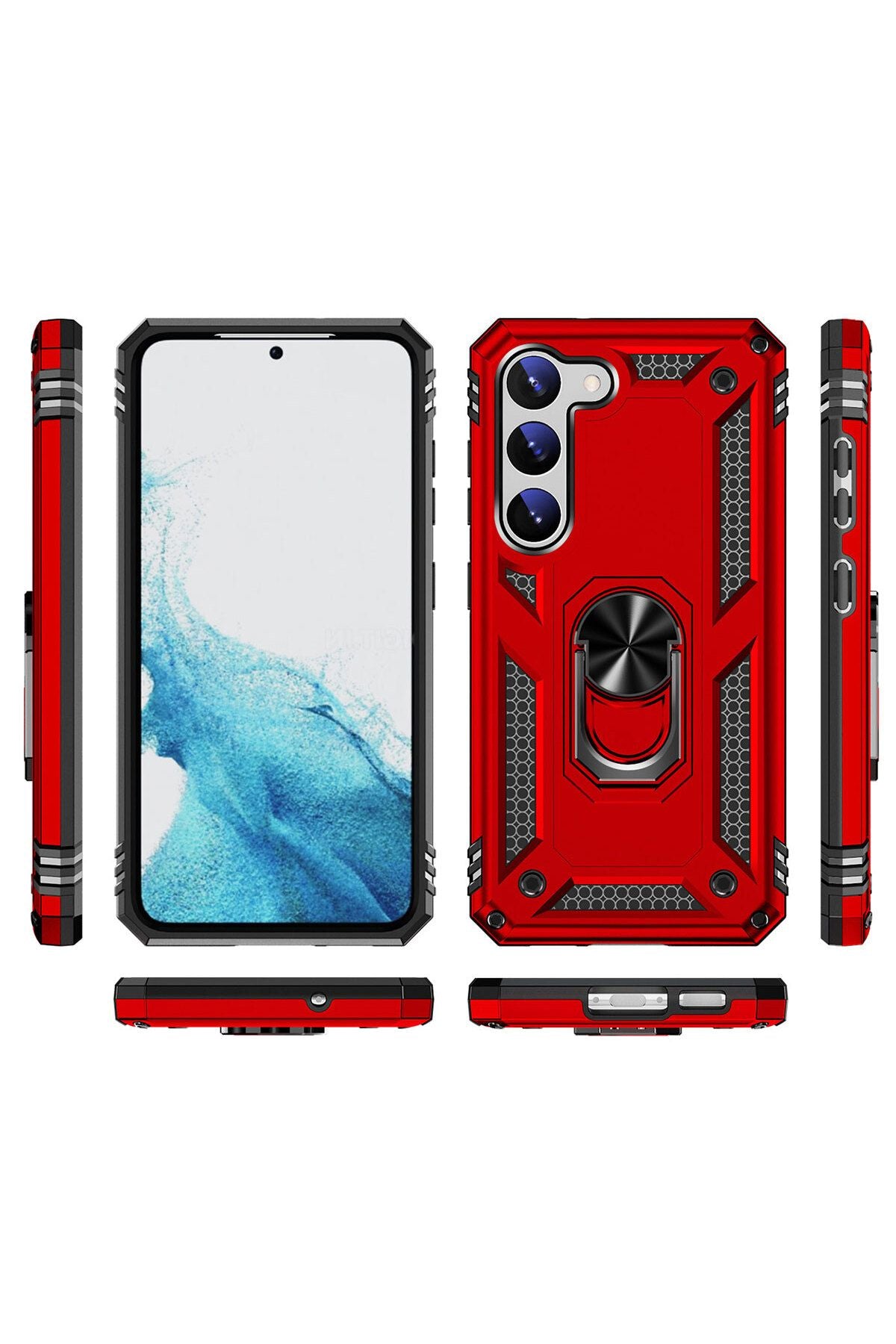 Galaxy S23 Uyumlu Zore Vega Kılıf-Siyah