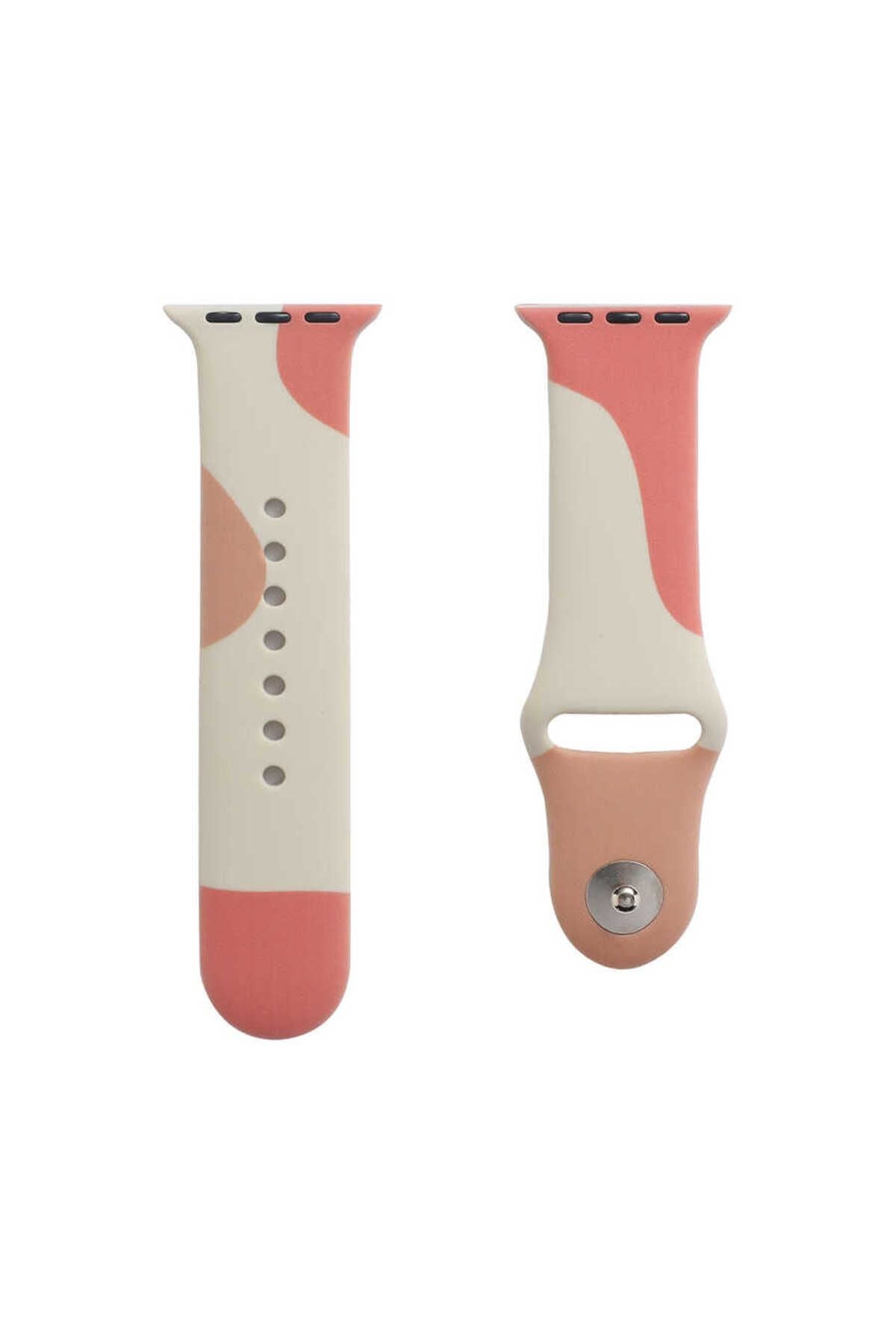 Watch Ultra 49mm Kordon KRD-62 Uyumlu Strap Kayış CLO- Rouge Powder