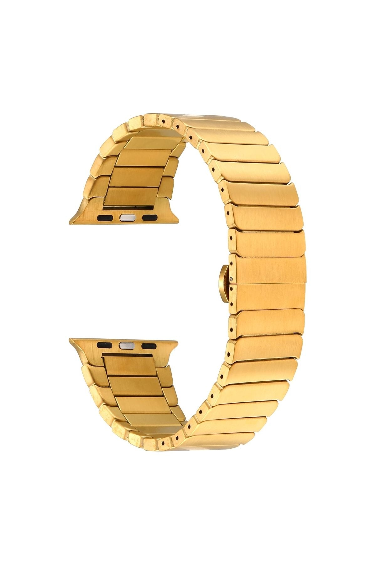 Watch Ultra 49mm Kordon Uyumlu KRD-79 Metal Strap Kayış CLO- Gri
