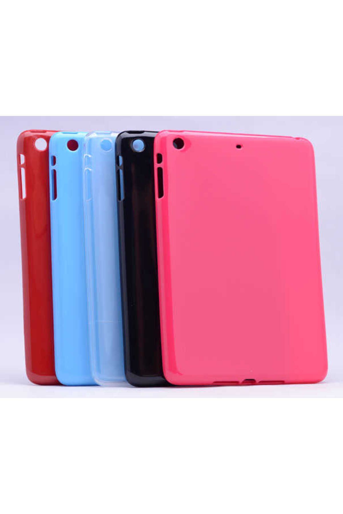 iPad Mini 2. Nesil Uyumlu Uyumlu Zore Tablet Süper Silikon Kapak-Pembe
