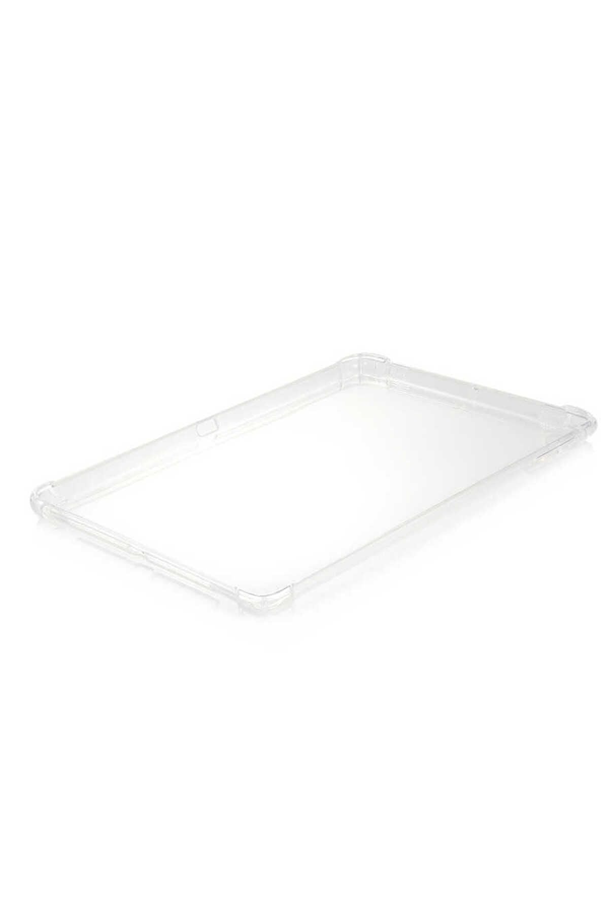 iPad 9.7 2017 (5.Nesil) Kılıf Zore Tablet Nitro Anti Shock Silikon Kapak - Renksiz