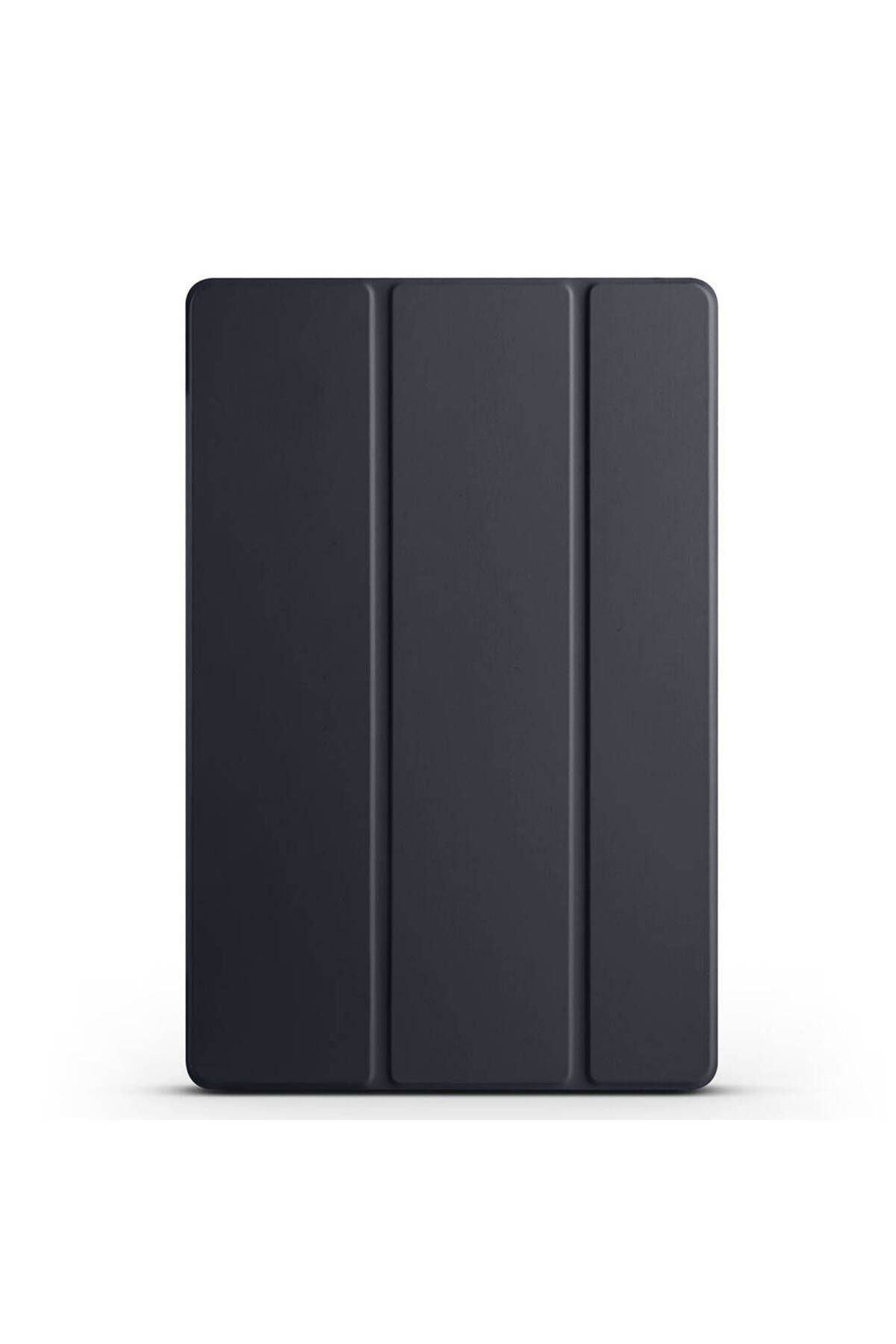Galaxy Tab S9 FE Uyumlu Zore Smart Cover Standlı 1-1 Kılıf-Gold