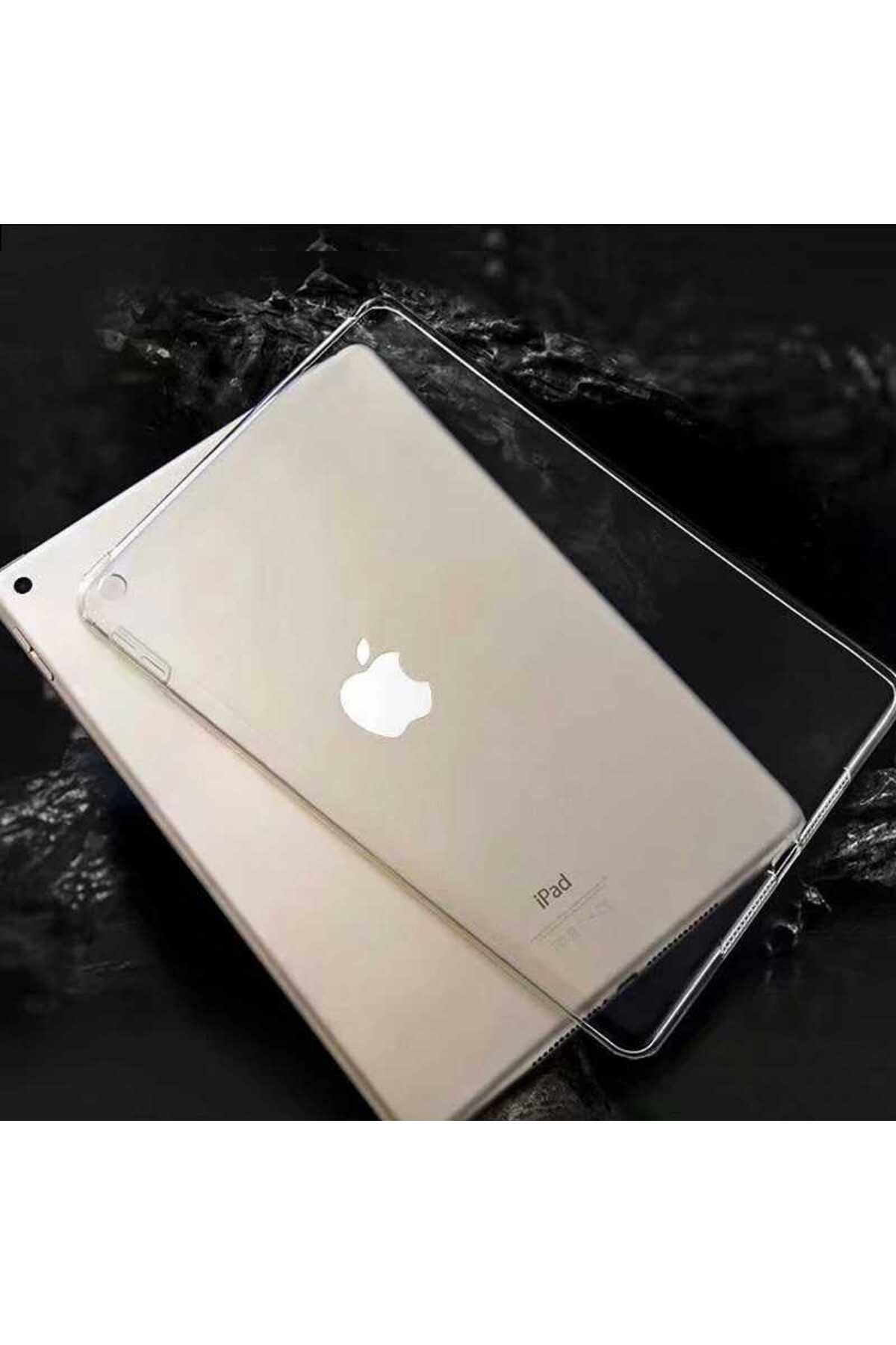 iPad 10.2 (8.Nesil) - Uyumlu Uyumlu Zore Tablet Süper Silikon Kapak-Renksiz
