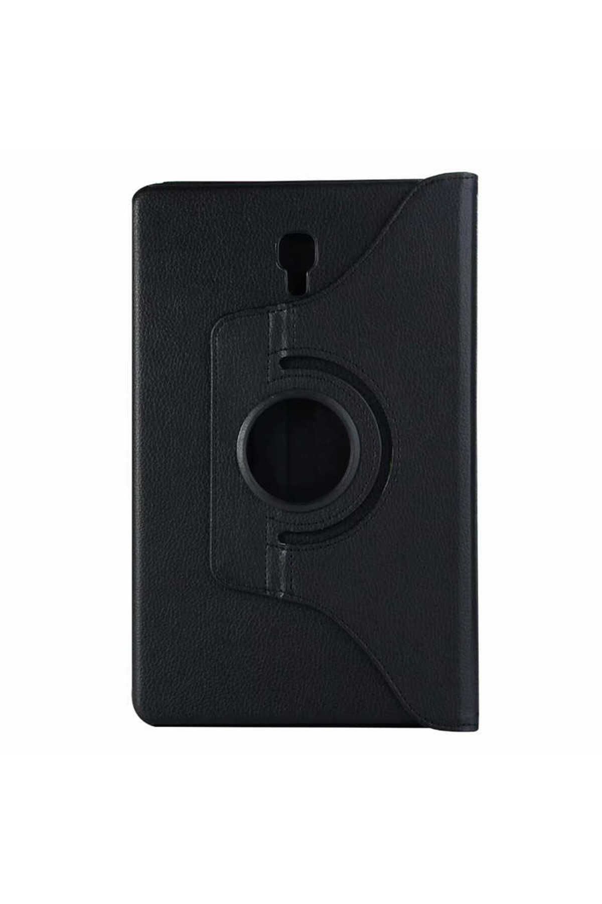 Galaxy Tab A T590  Uyumlu Zore Dönebilen Standlı Kılıf-Pembe Koyu