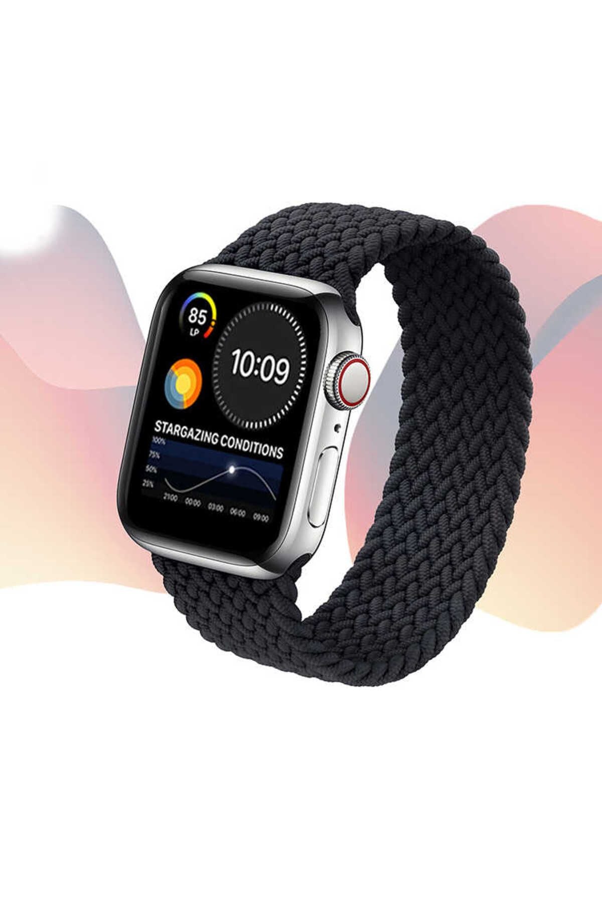 Watch Ultra 49mm Kordon Uyumlu KRD-32 Small Strap Kayış CLO- Kırmızı