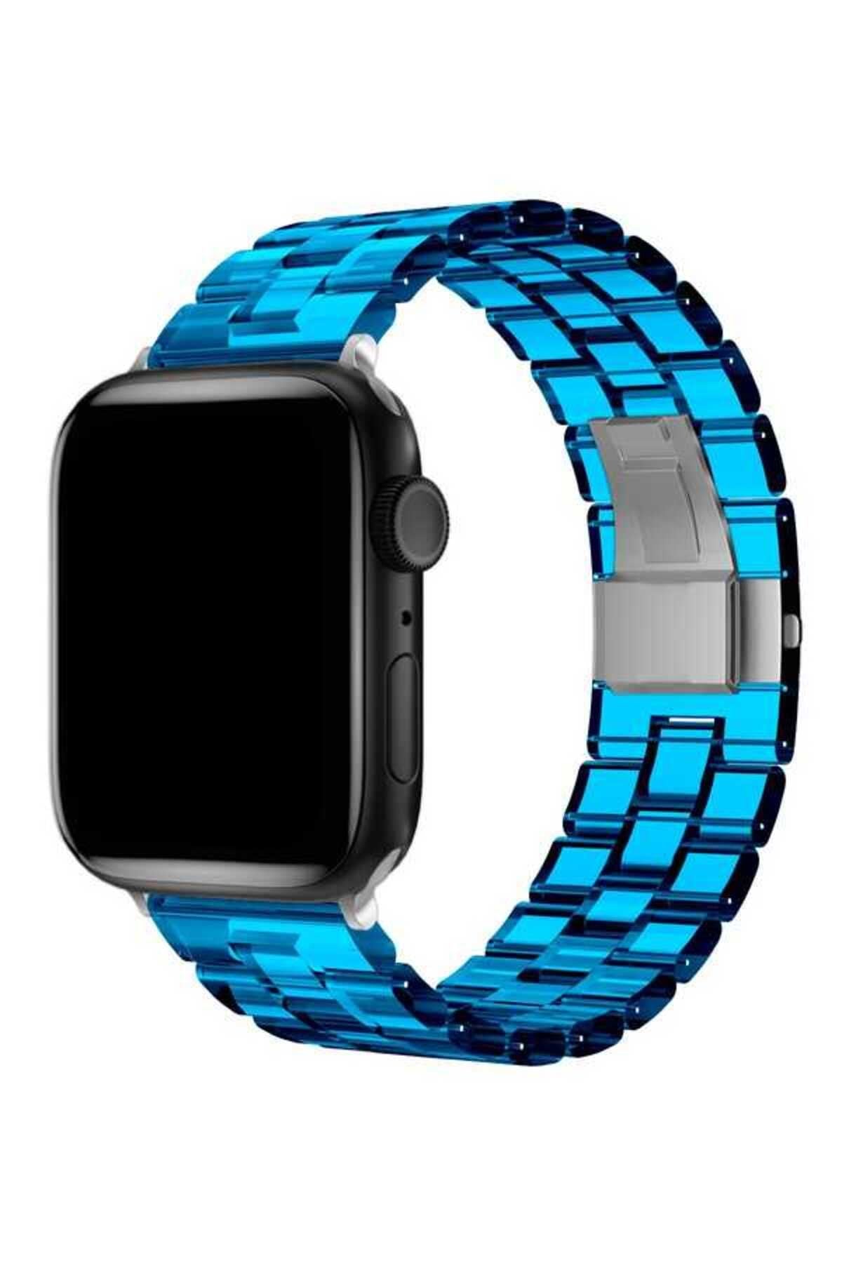 Watch Ultra 49mm Kordon Uyumlu KRD-33 Strap Kayış CLO- Renksiz