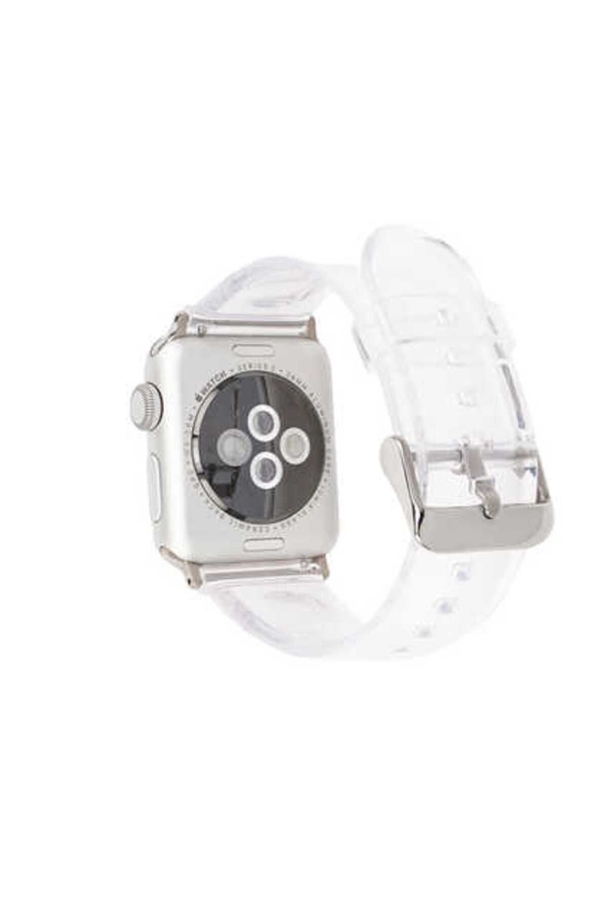 Watch Ultra 49mm Kordon KRD-13 Şeffaf Uyumlu Strap Kayış CLO- Renksiz