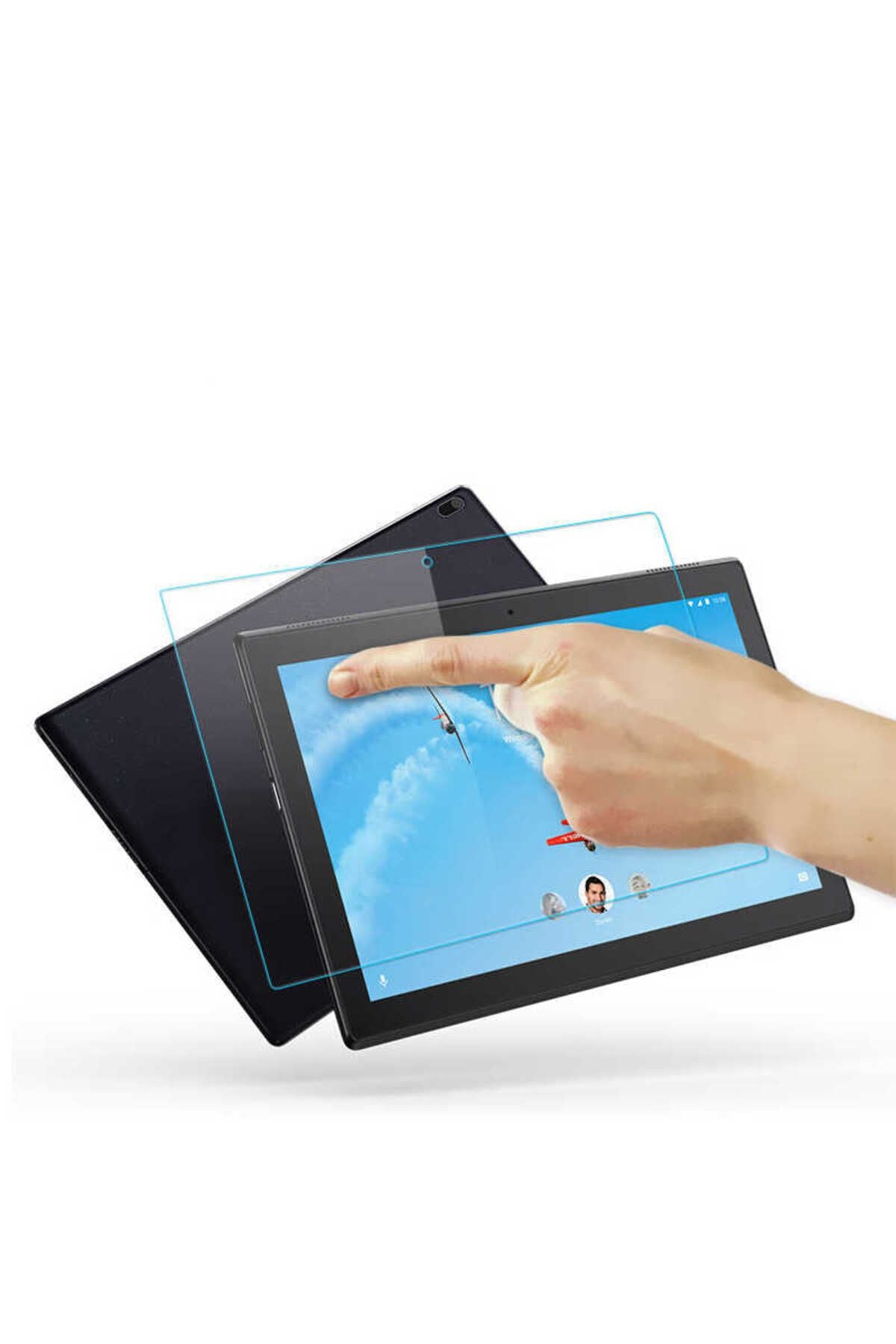 Galaxy Tab S7 FE LTE (T737-T736-T733-T730) Uyumlu Davin Tablet Nano Ekran Koruyucu-Renksiz