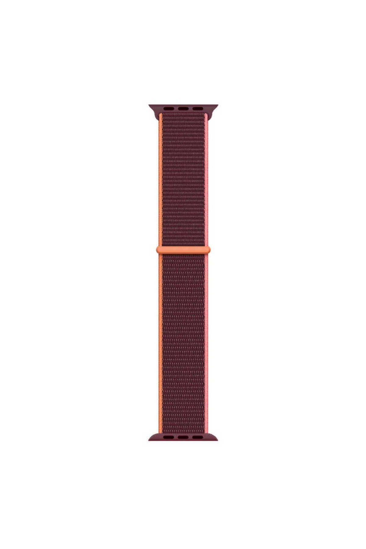 Watch Ultra 49mm Kordon Uyumlu KRD-03 Hasır Strap Kayış CLO- 24-Hisbicus