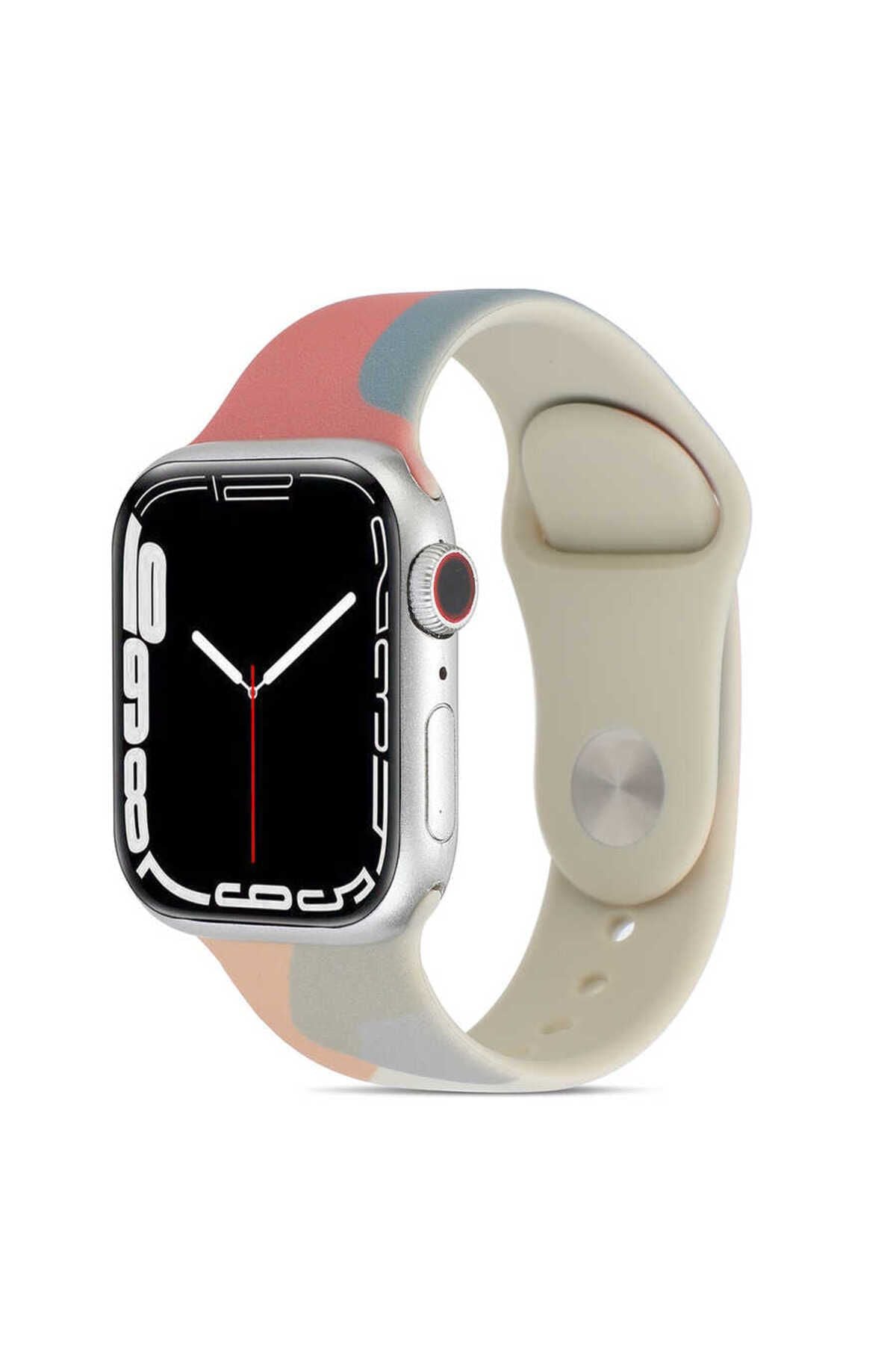 Watch Ultra 49mm Kordon KRD-62 Uyumlu Strap Kayış CLO- Rouge Powder