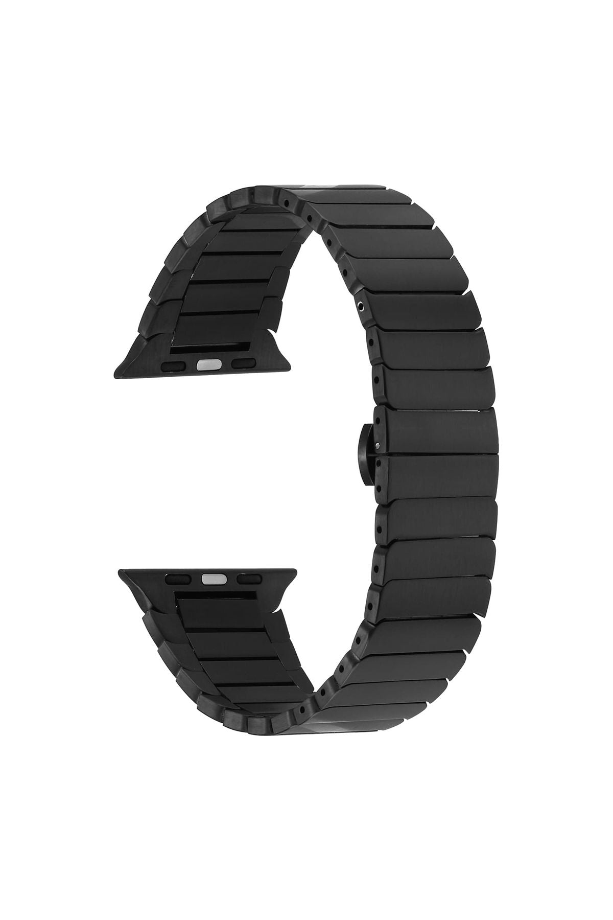 Watch Ultra 49mm Kordon Uyumlu KRD-79 Metal Strap Kayış CLO- Gri