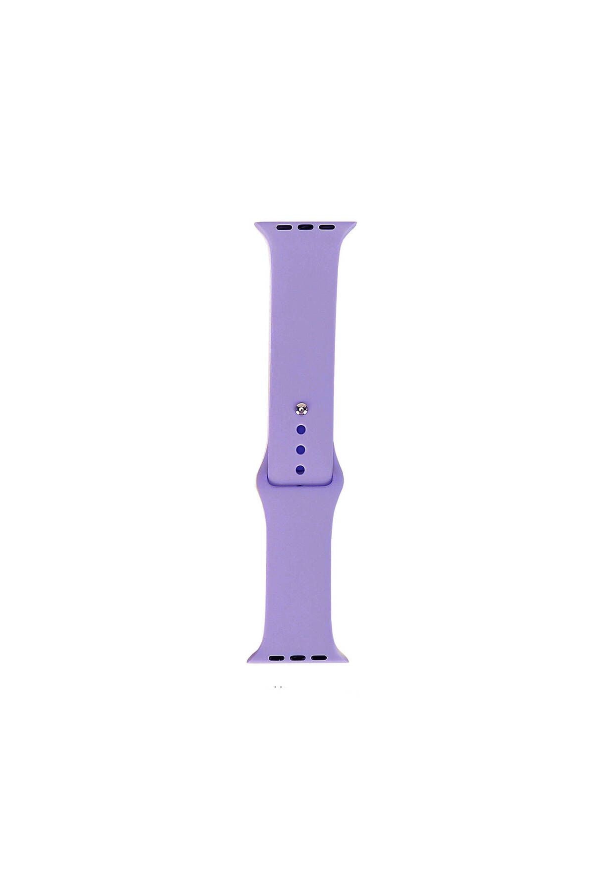Watch Ultra 49mm Band Serisi Klasik Kordon Silikon Strap Kayış-Light Lavender
