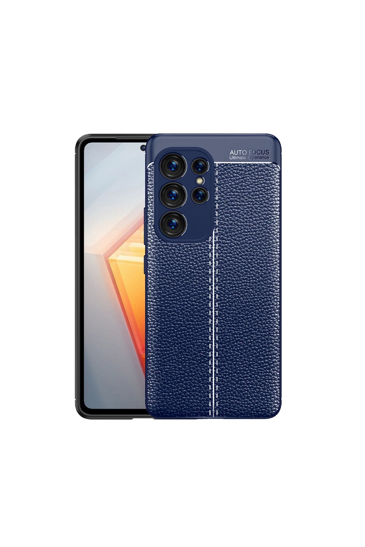 Galaxy S23 Ultra Uyumlu Zore Niss Silikon Kılıf-Lacivert