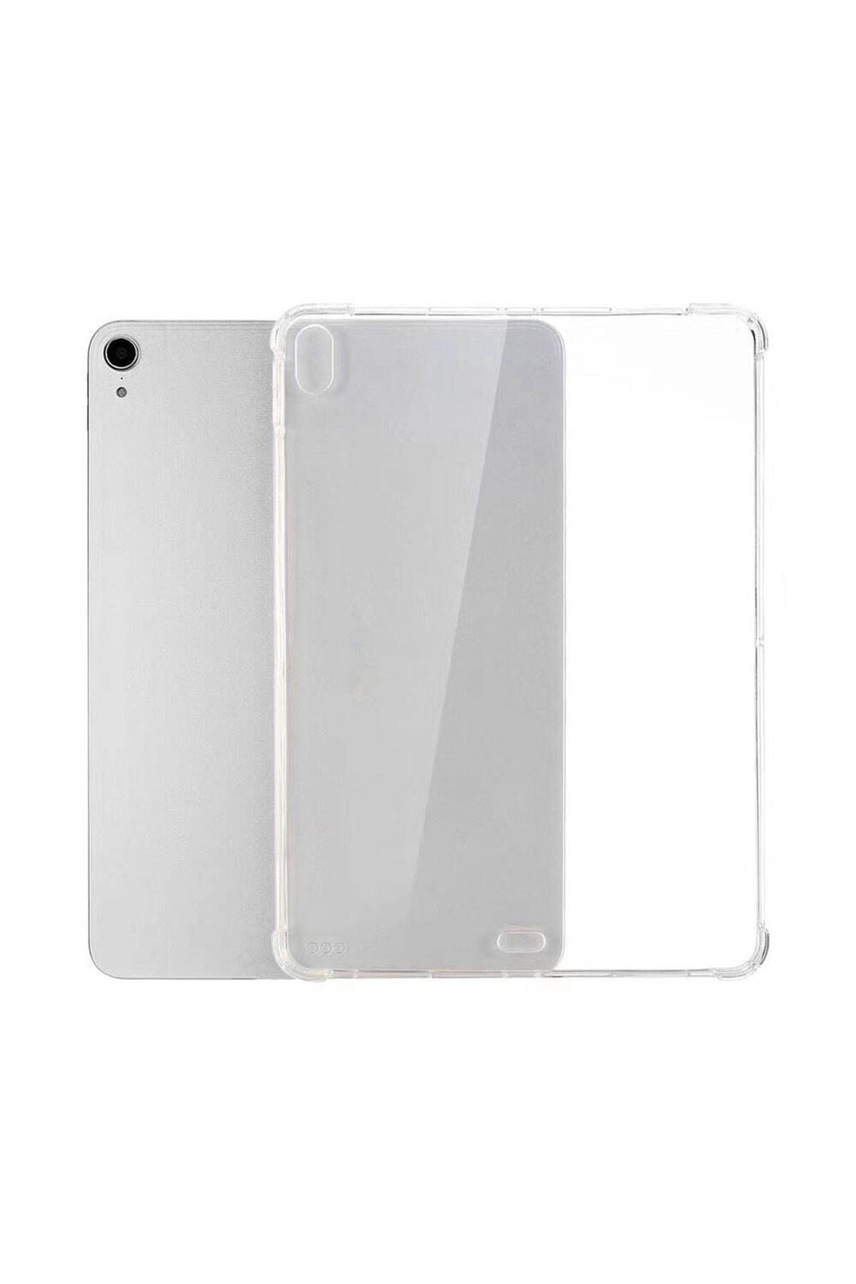 iPad Air 13 2024 Kılıf Uyumlu Zore Tablet Nitro Anti Shock Silikon Kapak-Şeffaf