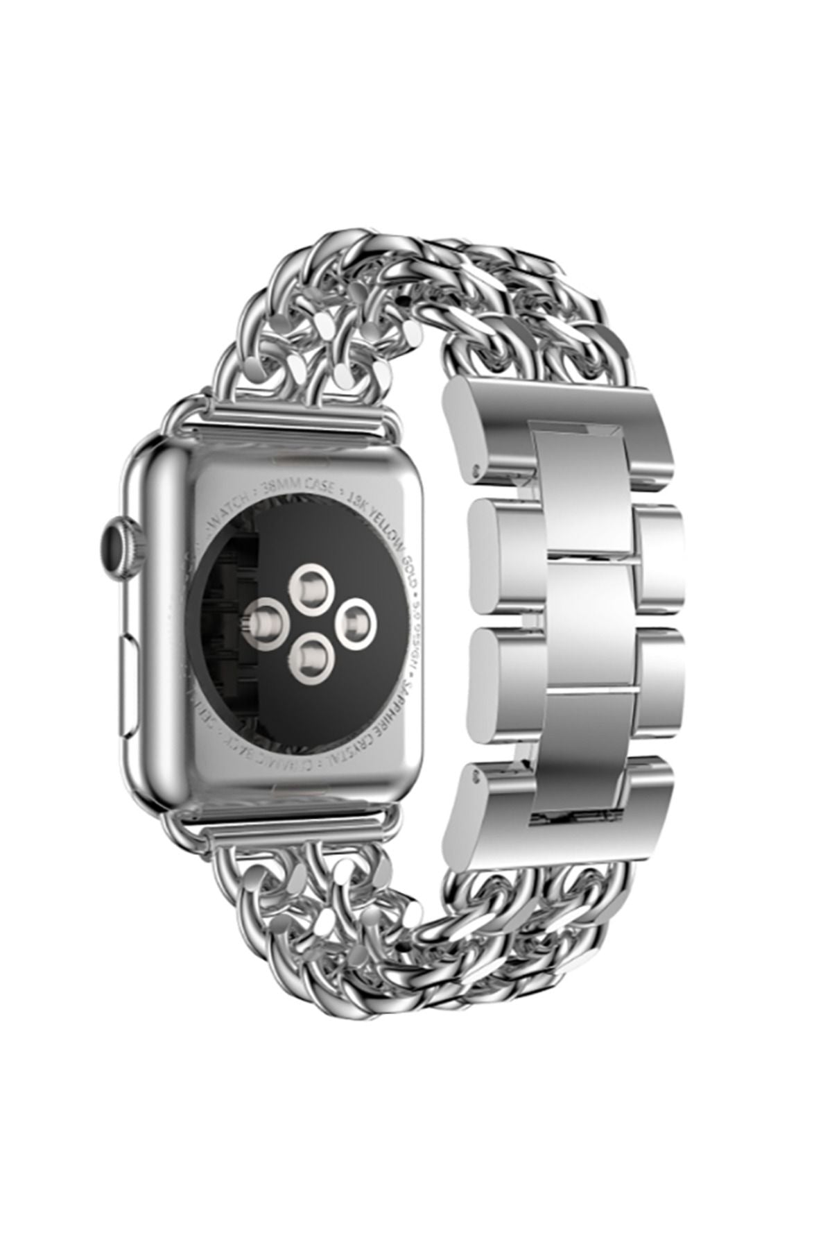 Watch Ultra 49mm Kordon Cowboy Metal Strap Kayış CLO- Rose Gold