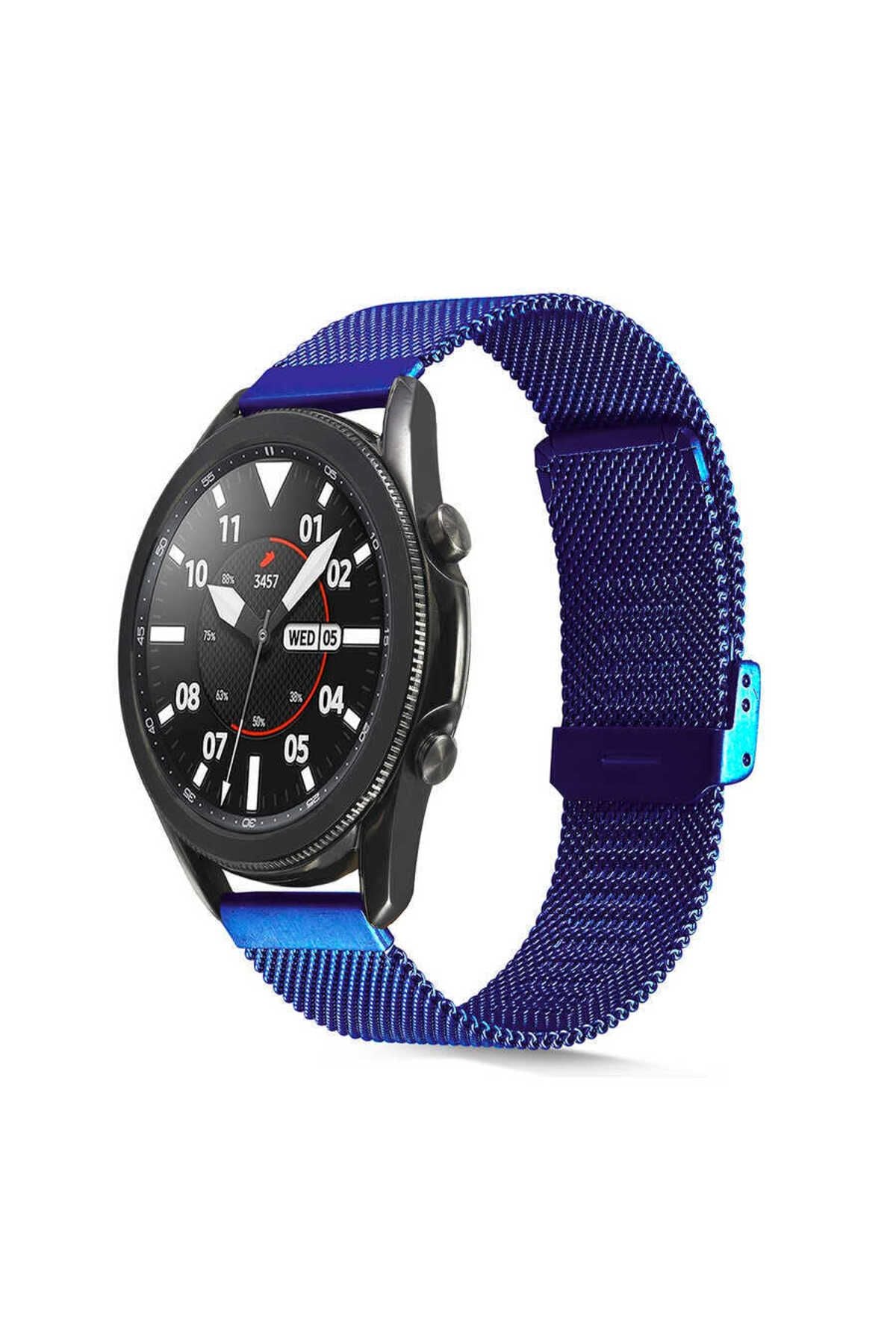 Galaxy Watch 46mm Uyumlu KRD-45 22mm Metal Zore Kordon-Rose Gold
