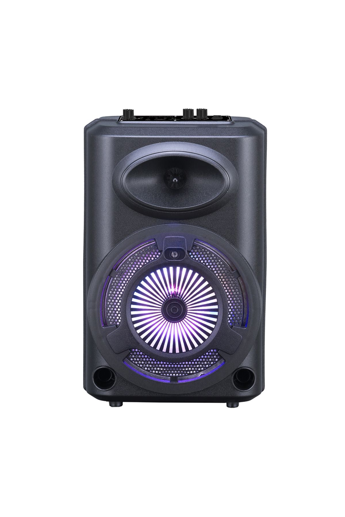 Zore GD-903 Dijital LED Göstergeli FM Radyolu Mikrofonlu RGB TWS 8 inç Stereo Bass Kablosuz Karaoke