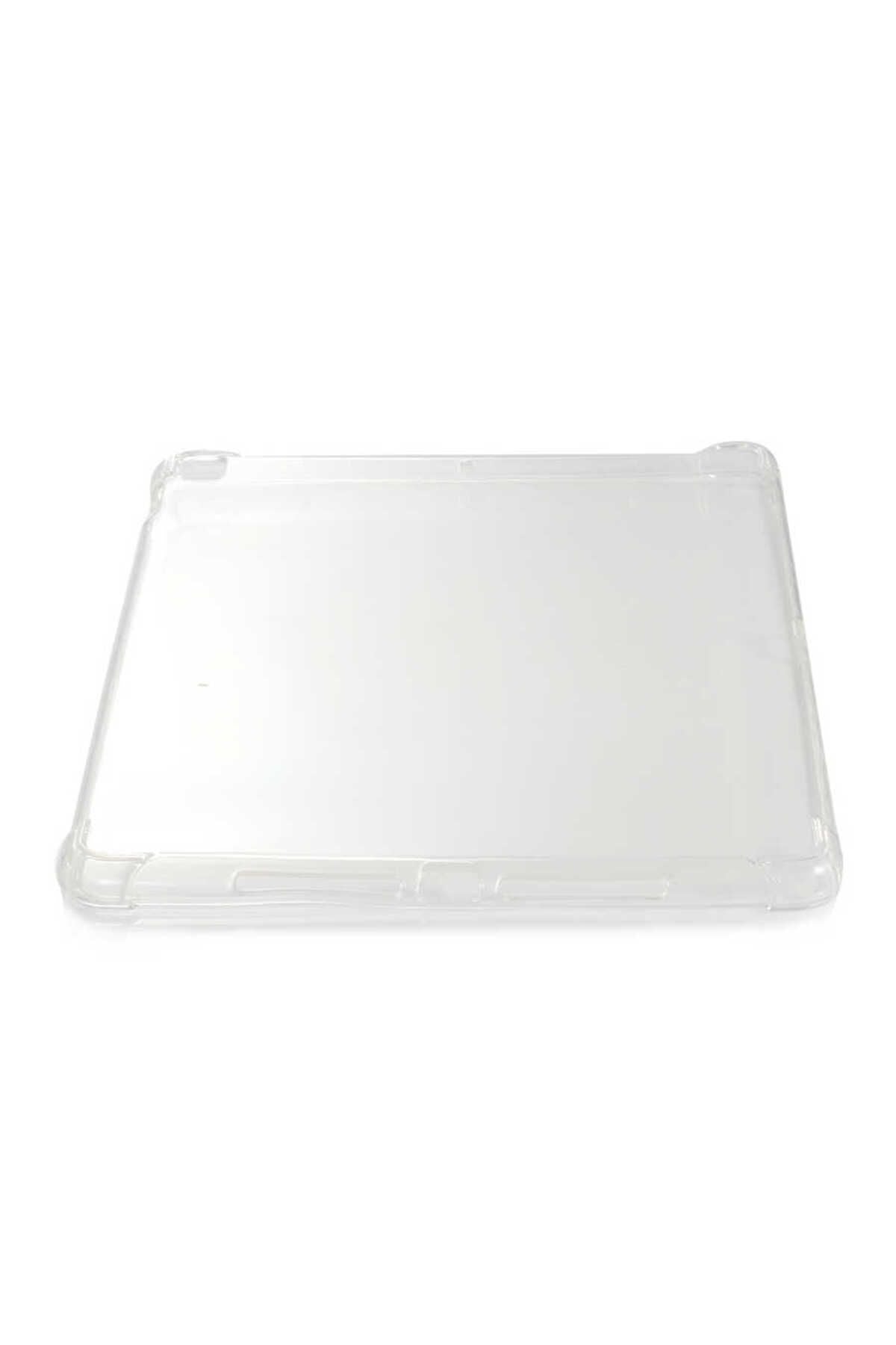 iPad 10.2 2021 (9.Nesil) - Uyumlu Uyumlu Zore Tablet Nitro Anti Shock Silikon Kapak-Renksiz