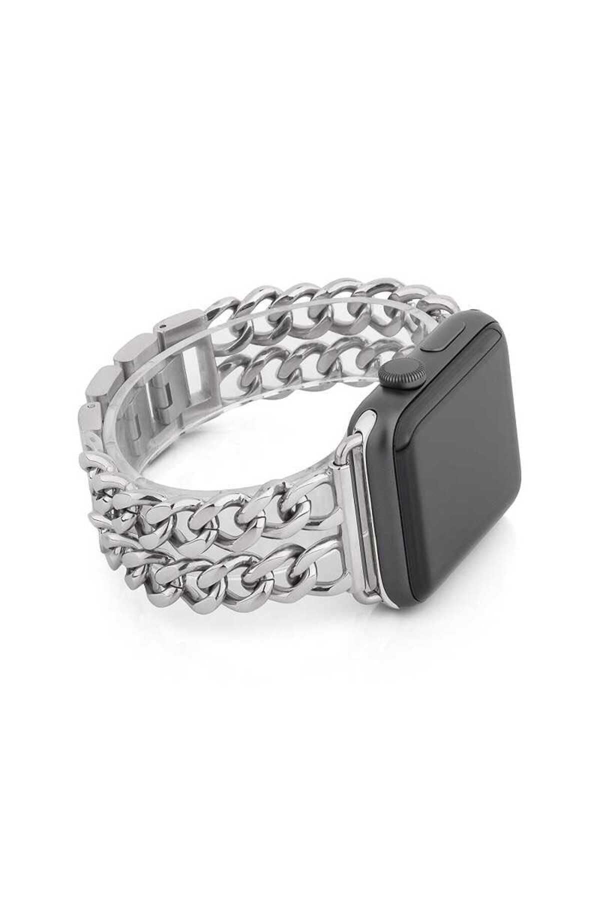 Watch Ultra 49mm Kordon Cowboy Metal Strap Kayış CLO- Rose Gold