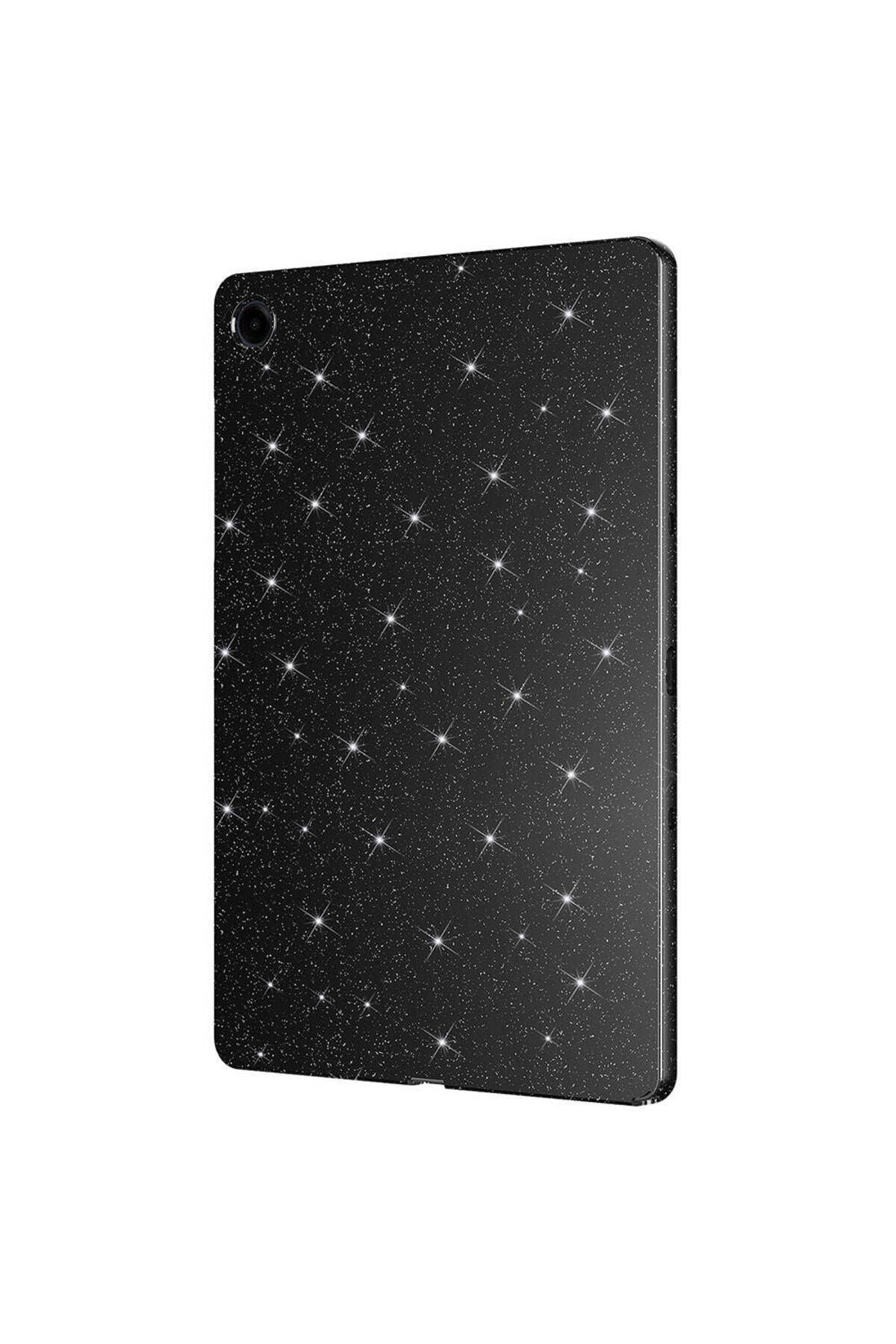 Galaxy Tab S9 Simli Parlak Görünümlü Uyumlu Zore Tablet Koton Kılıf-Pembe Koyu