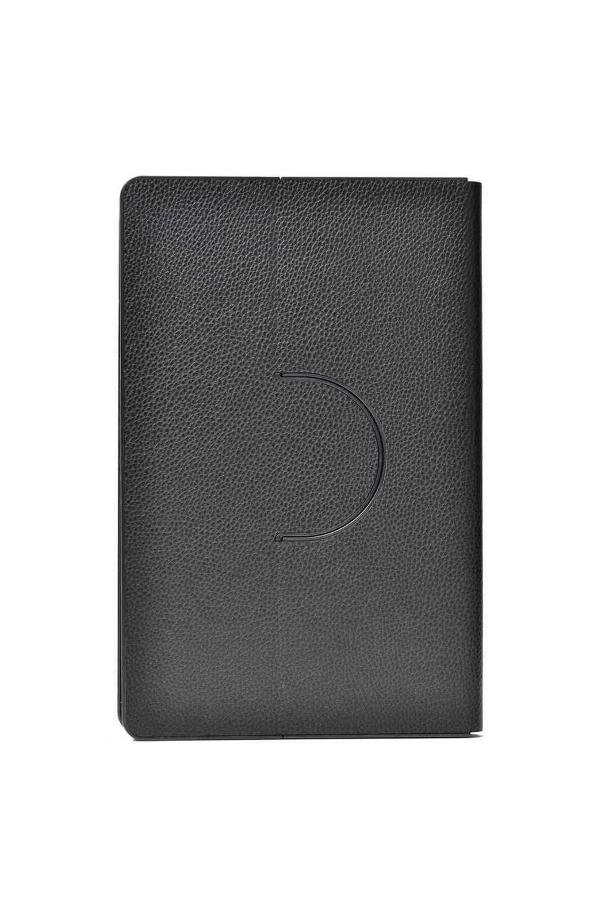 Galaxy Tab A7 10.4 T500 2020  Uyumlu Zore Fest Dönebilen Standlı Kılıf-Siyah