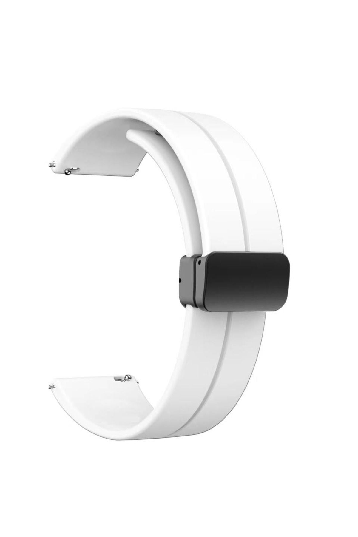 Galaxy Watch Active 2 44mm KRD-84 20mm Uyumlu Zore Kordon-Kırmızı