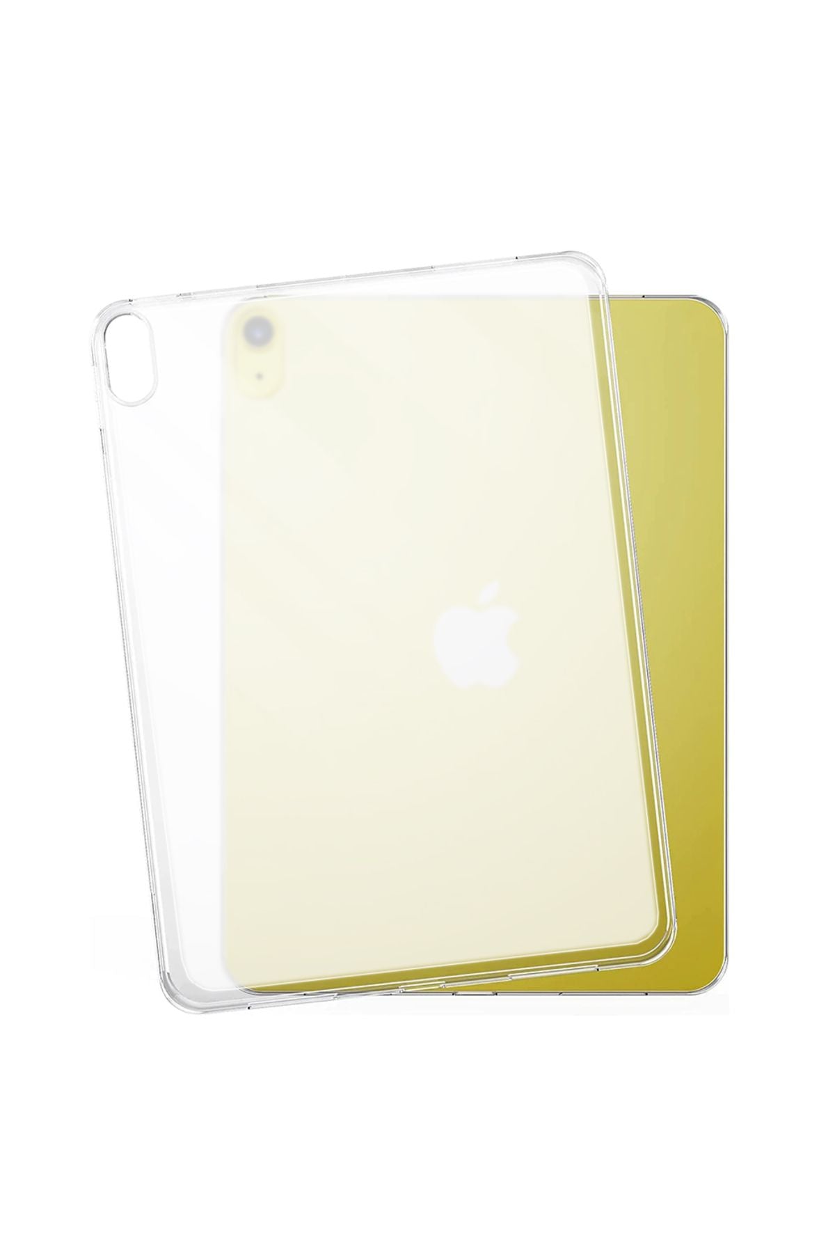 iPad 10.9 2022 (10.Nesil) - Uyumlu Uyumlu Zore Tablet Süper Silikon Kapak-Renksiz