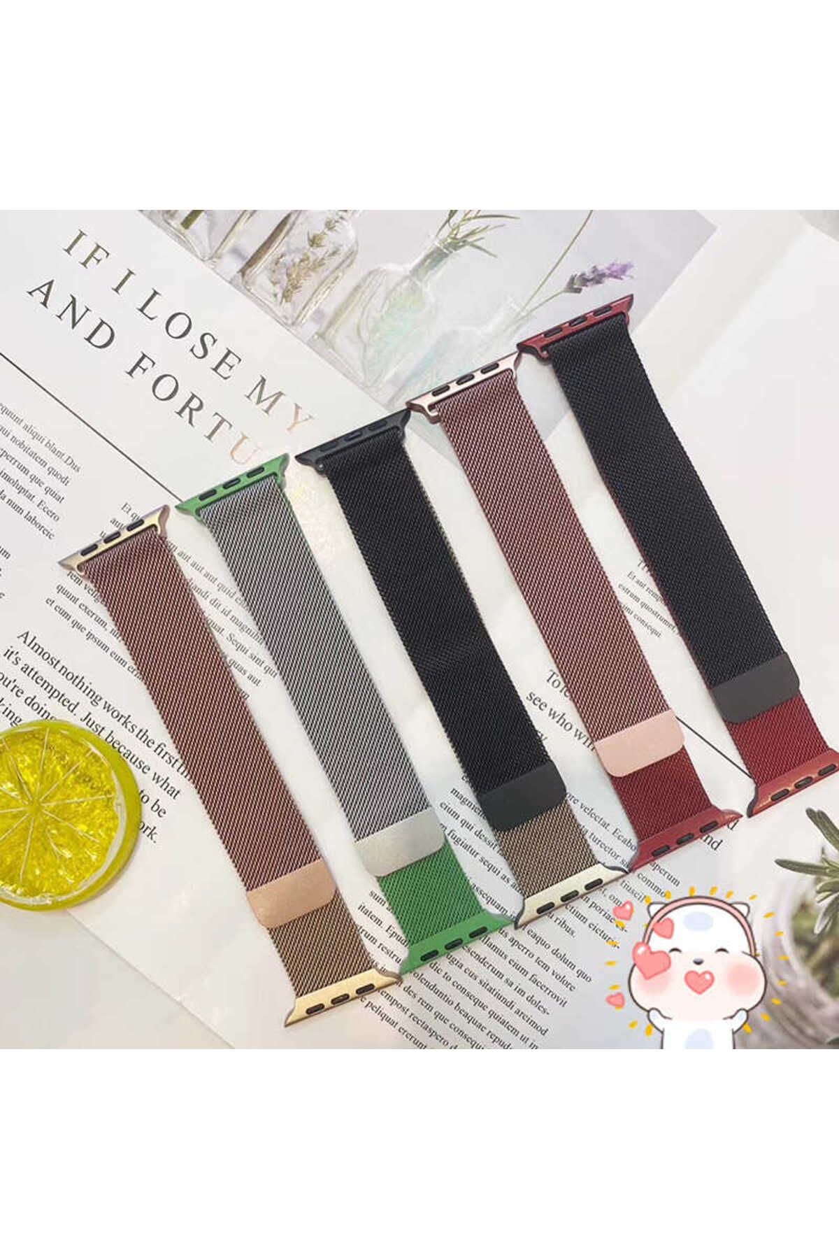 Watch Ultra 49mm Kordon Uyumlu KRD-22 Metal Strap Kayış CLO- NO4