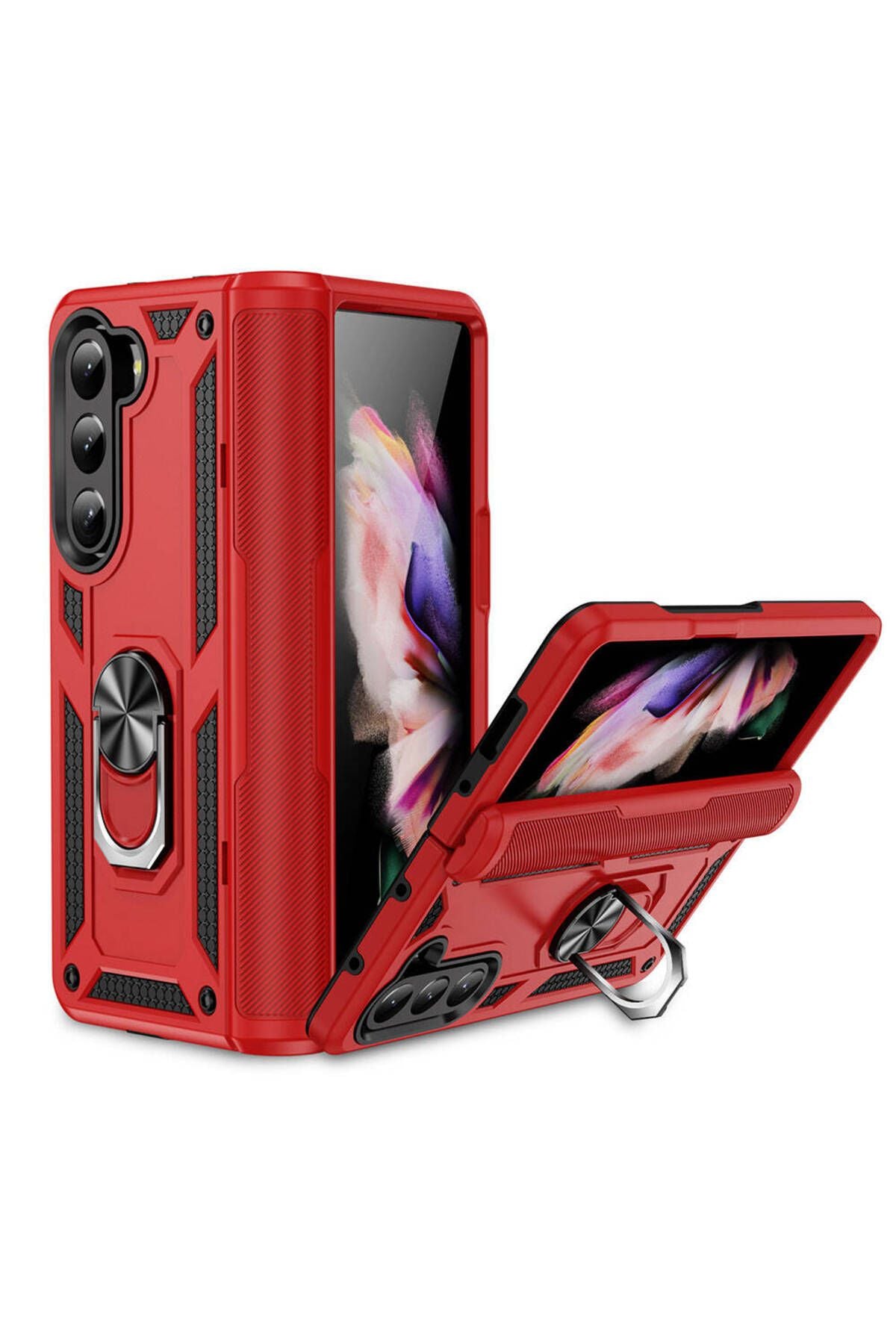Galaxy Z Fold 5 Uyumlu Zore Vega Kılıf-Mavi