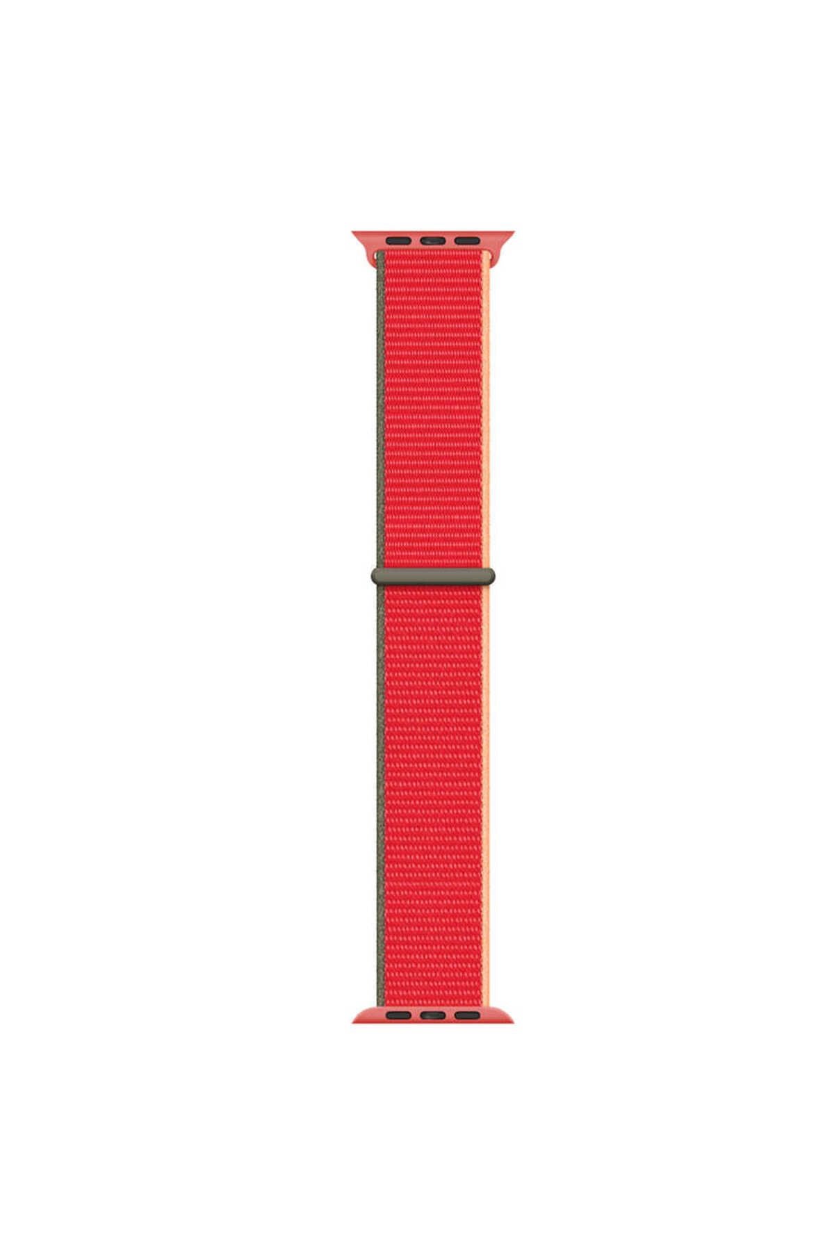 Watch Ultra 49mm Kordon Uyumlu KRD-03 Hasır Strap Kayış CLO- 24-Hisbicus