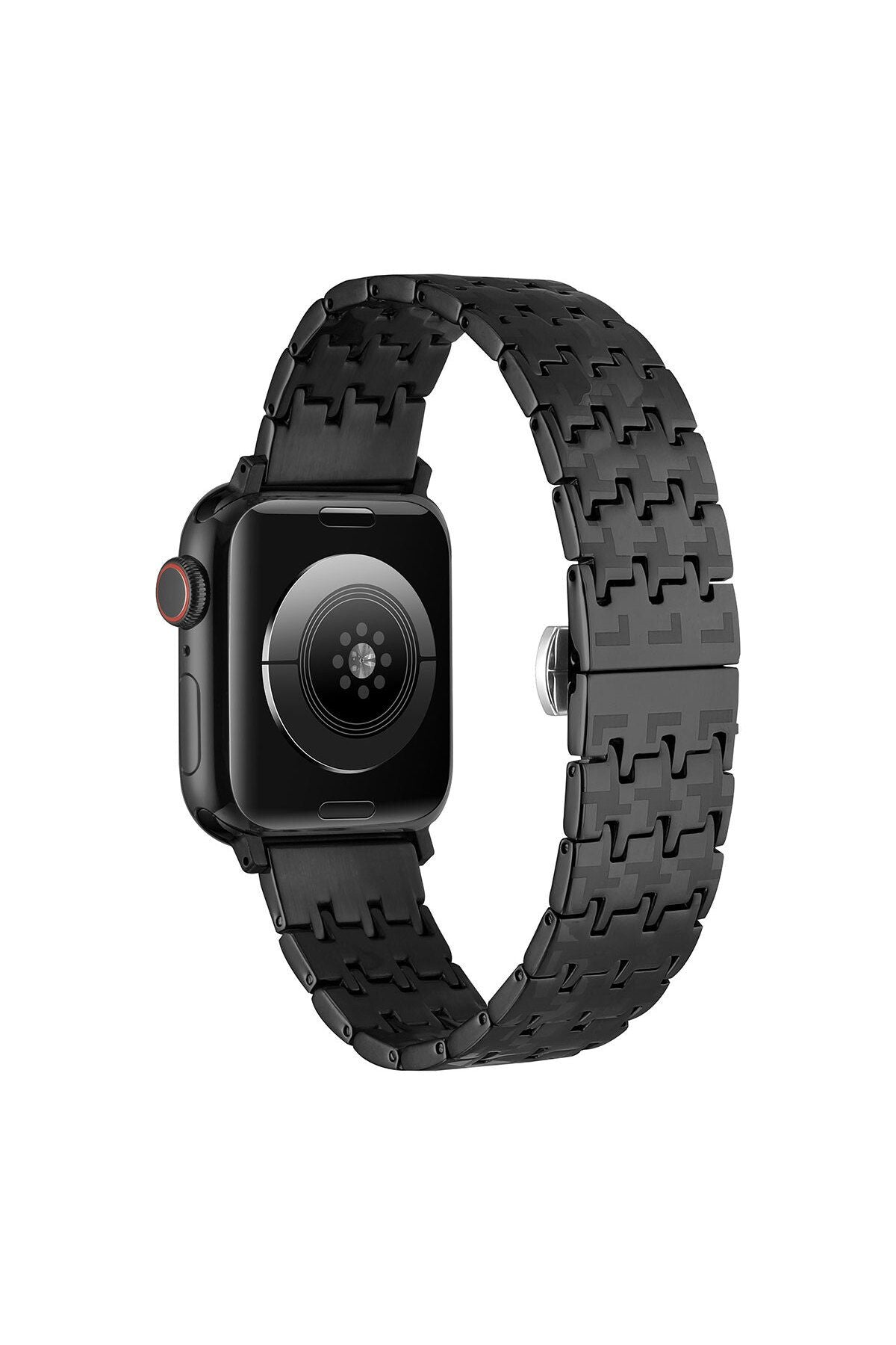 Watch Ultra 49mm Uyumlu KRD-86 Metal Zore Kordon-Gümüş