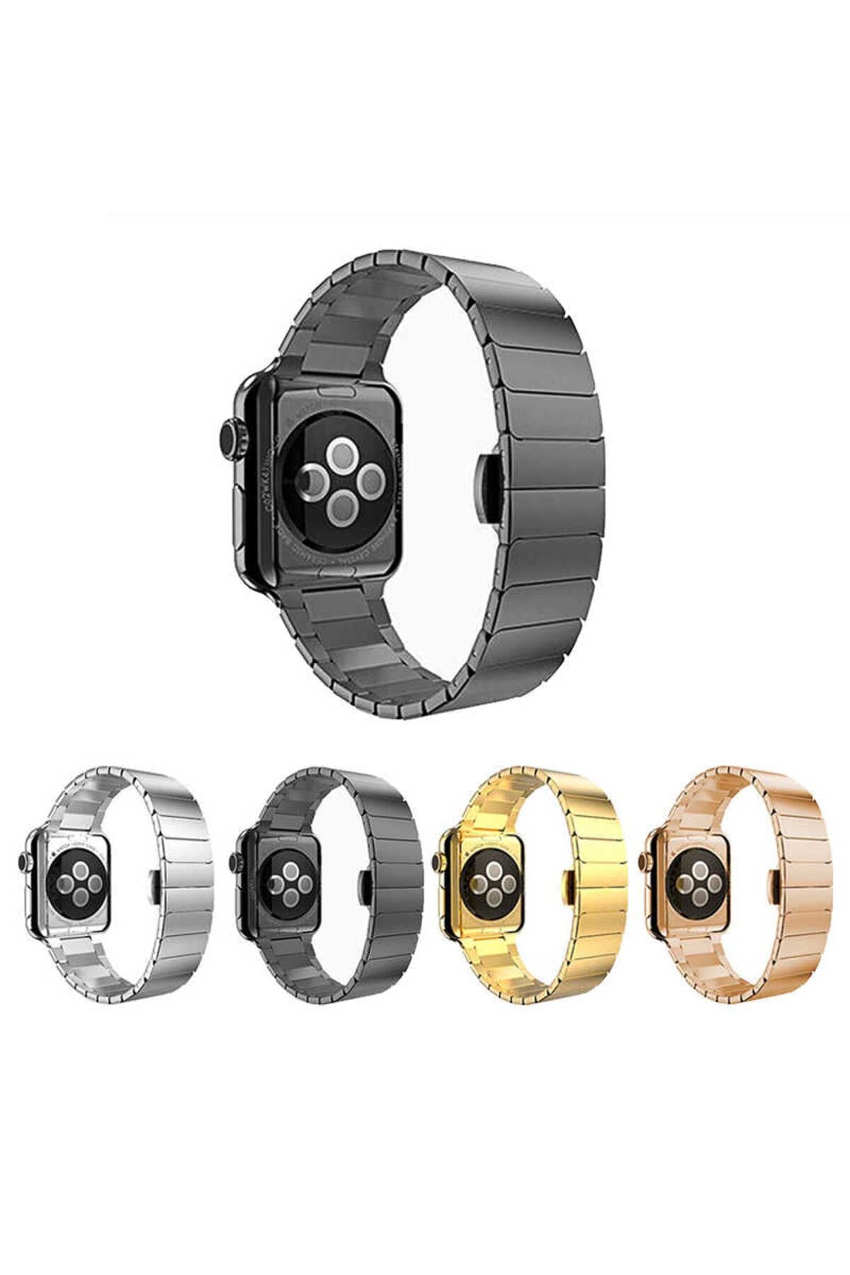 Watch Ultra 49mm Kordon Uyumlu KRD-16 Seramik Strap Kayış CLO- Siyah