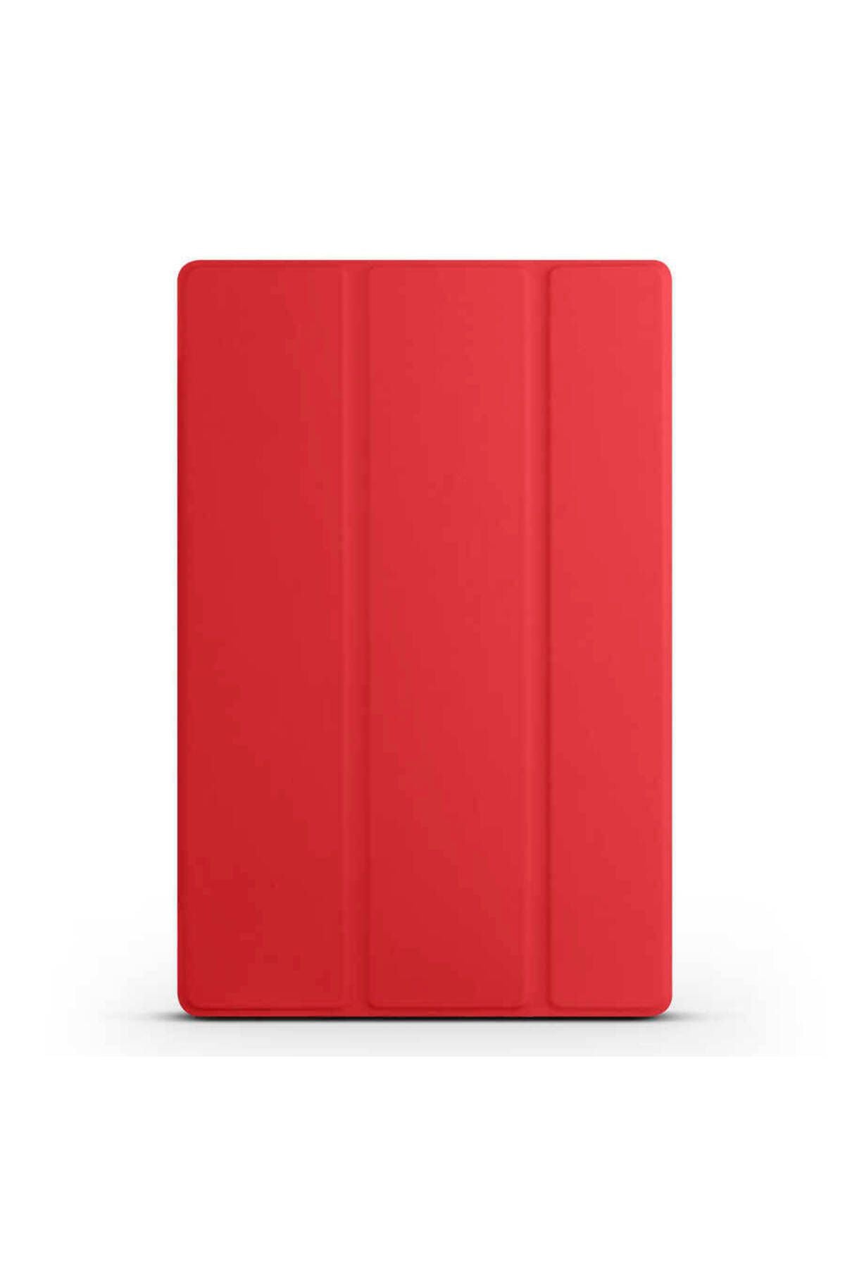 Galaxy Tab S9 FE Uyumlu Zore Smart Cover Standlı 1-1 Kılıf-Gold