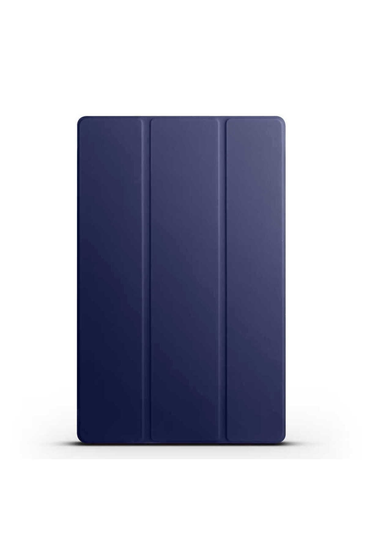 Galaxy Tab S9 Plus  Uyumlu Zore Smart Cover Standlı 1-1 Kılıf-Siyah