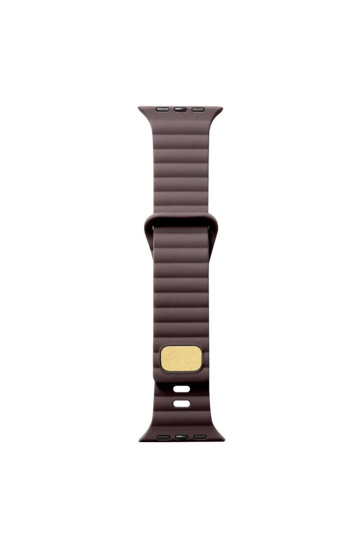 Watch Ultra 49mm Uyumlu KRD-73 Uyumlu Zore Kordon-Mürdüm