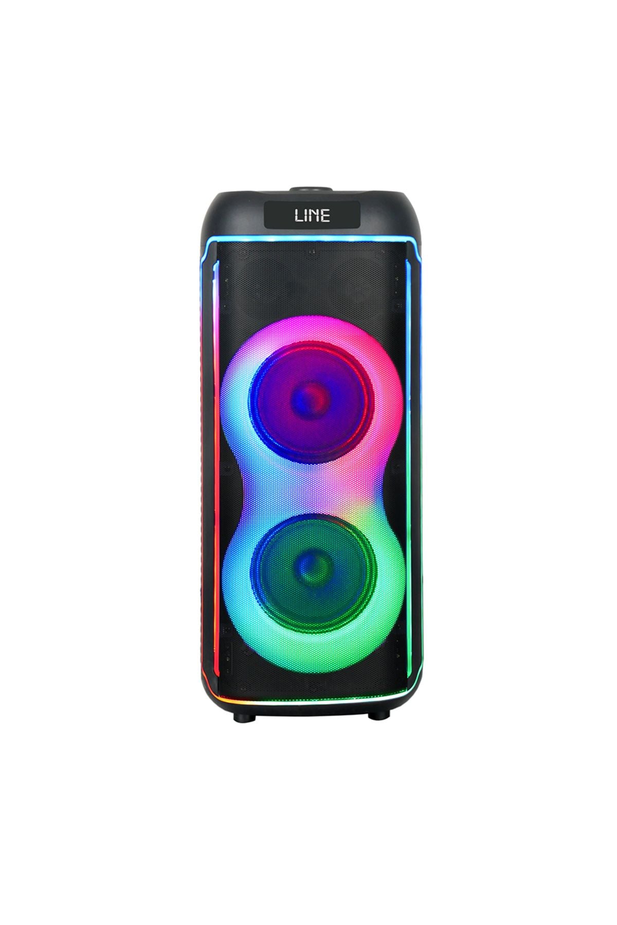 Zore GD-2606 Dijital LED Göstergeli FM Radyolu Mikrofonlu RGB TWS Çift 6.5 inç Stereo Bass Kablosuz