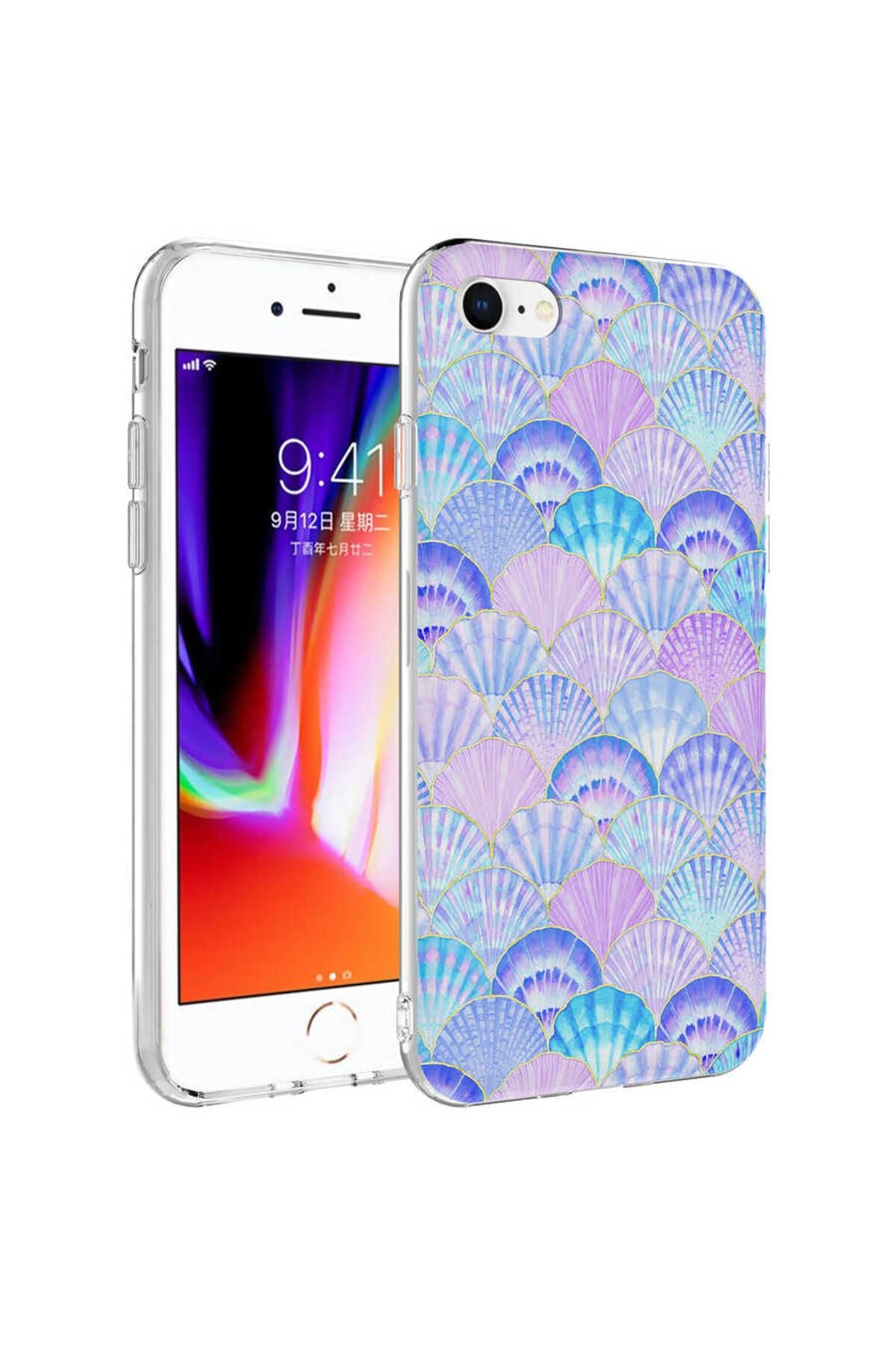 iPhone SE 2020 Kılıf Zore Bella Kapak - Lila