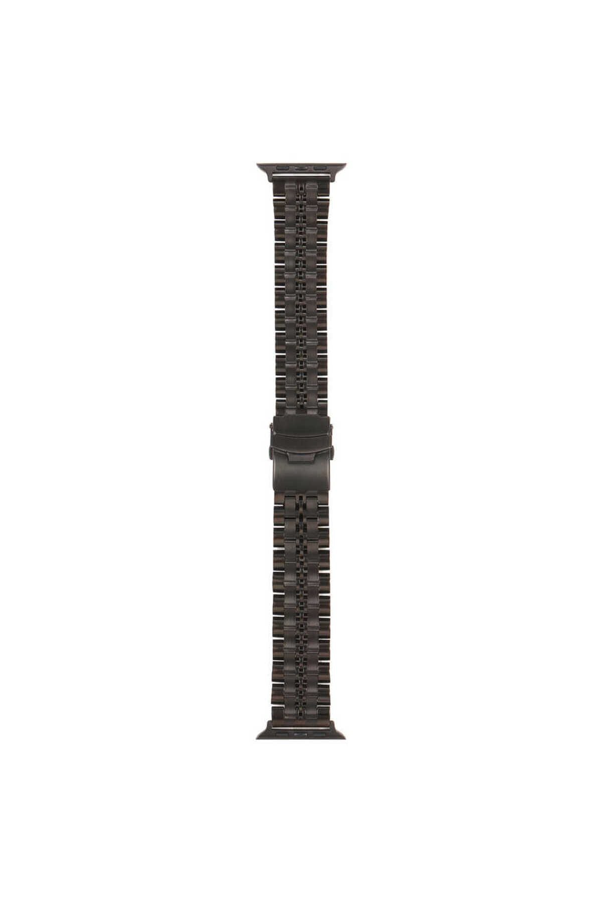 Watch Ultra 49mm Kordon Uyumlu KRD-54 Metal Strap Kayış CLO- Lacivert