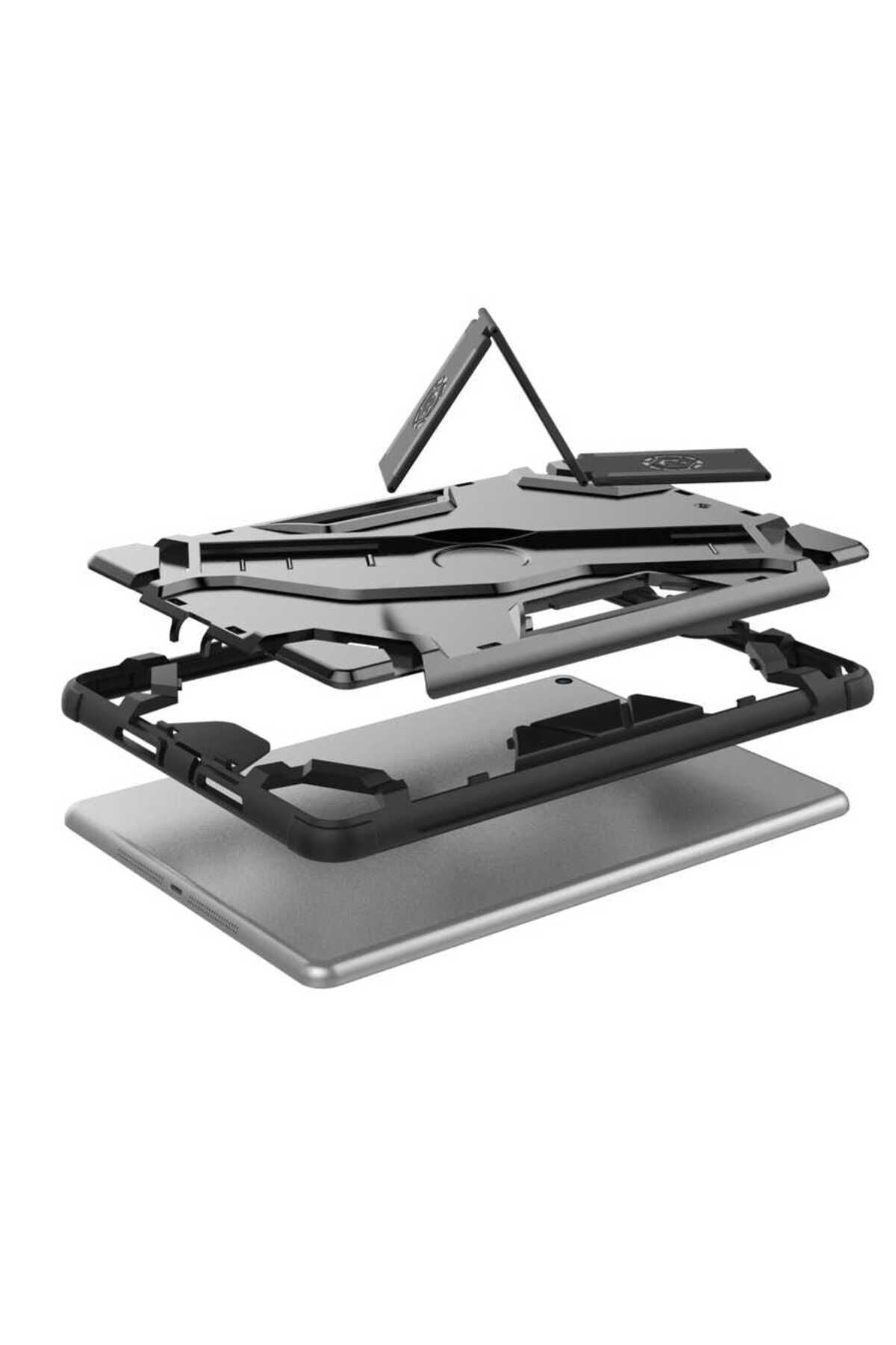 iPad 9.7 2017 (5.Nesil) Zore Defens Tablet Silikon - Siyah