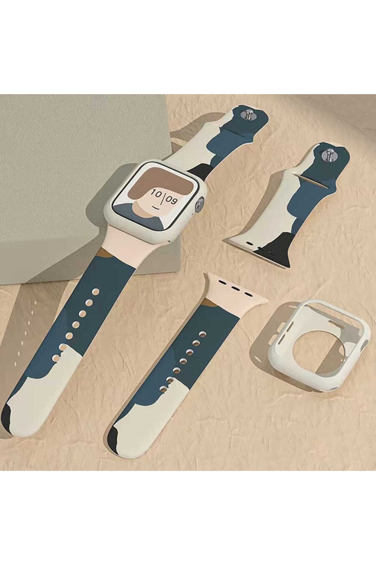 Watch Ultra 49mm Kordon KRD-62 Uyumlu Strap Kayış CLO- Rouge Powder