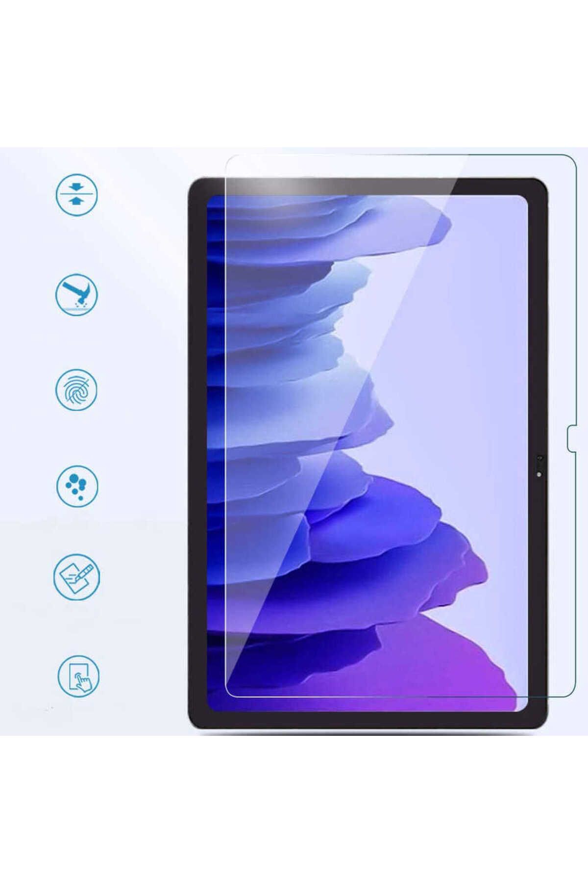 Galaxy Tab A7 10.4 T500 (2020) Uyumlu Zore Tablet Temperli Cam Ekran Koruyucu-Renksiz
